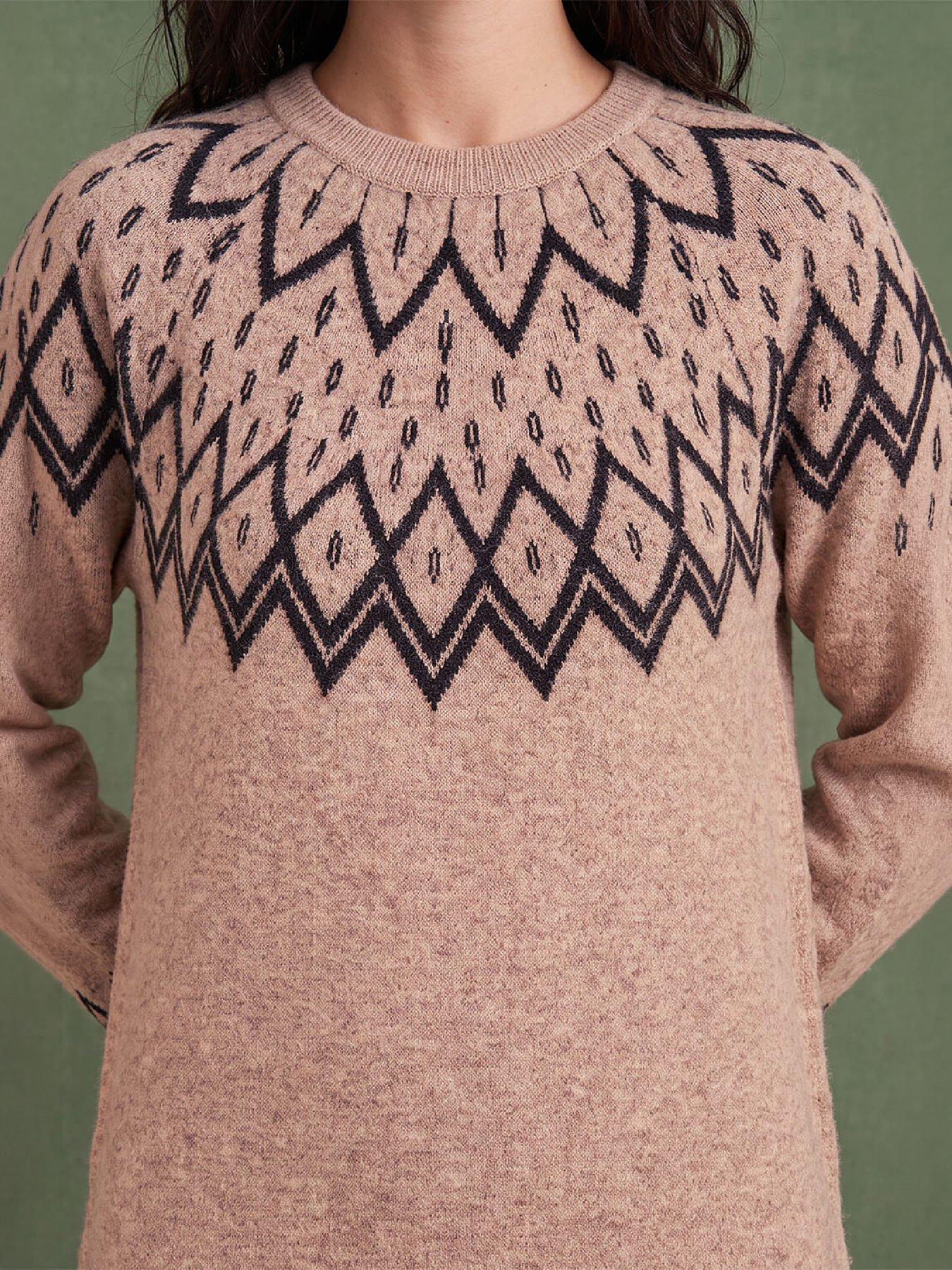Image 2 of 4 of Roman Fairisle Knit Dress