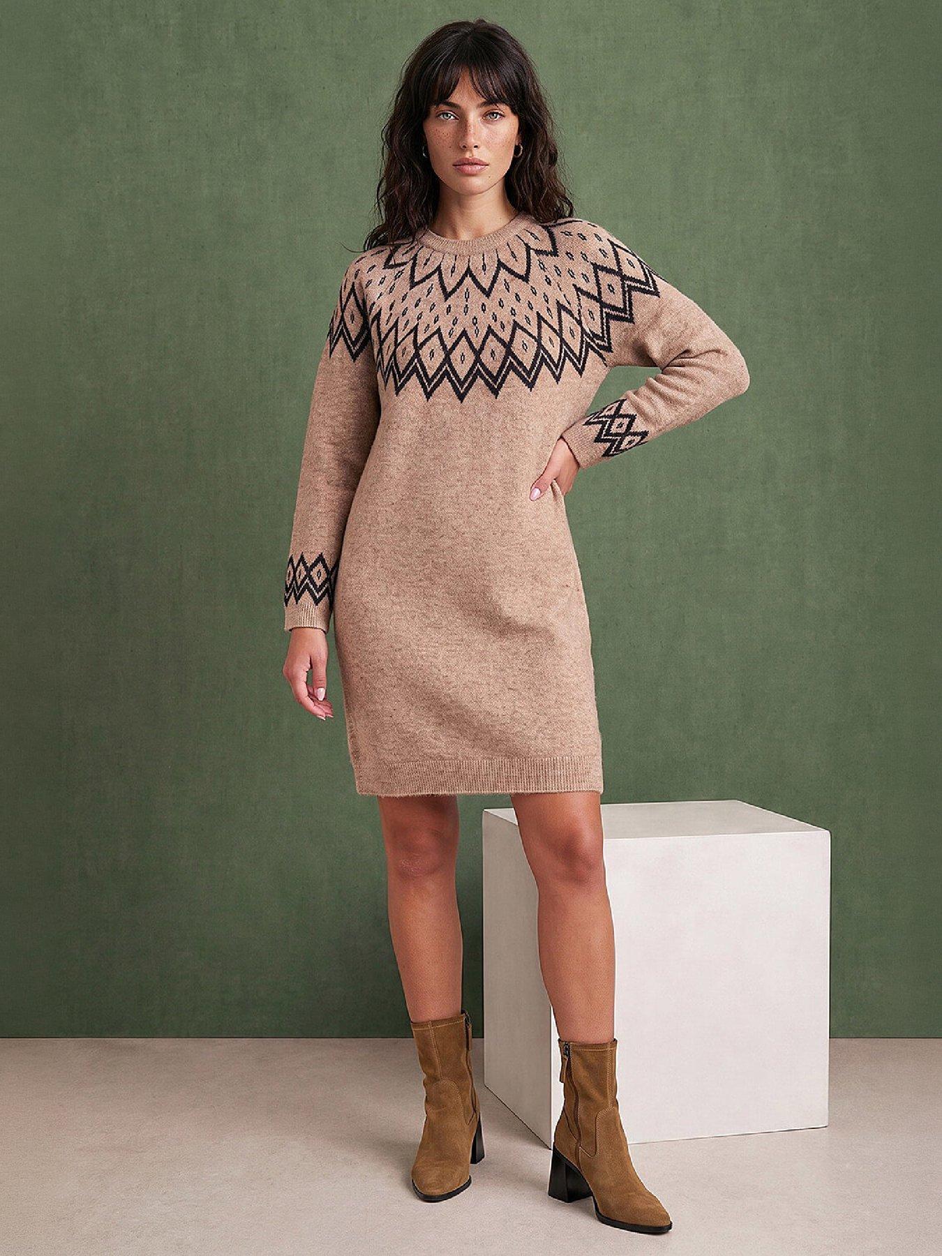 Image 4 of 4 of Roman Fairisle Knit Dress