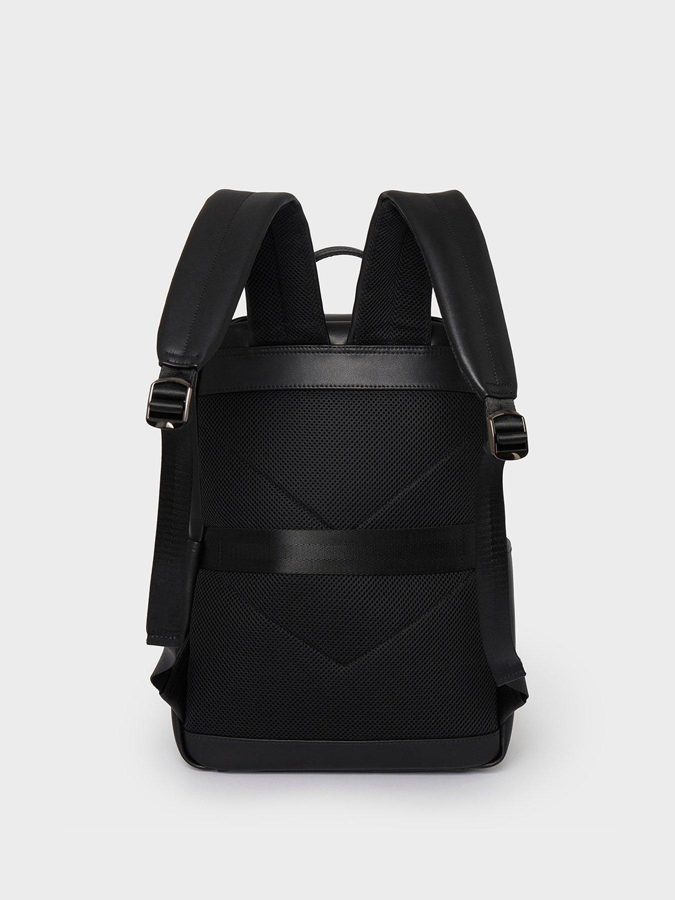 Image 3 of 6 of Osprey London The Hudson Leather Backpack - Black