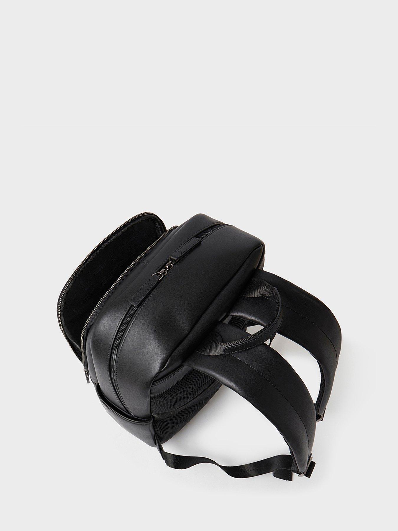 Image 5 of 6 of Osprey London The Hudson Leather Backpack - Black