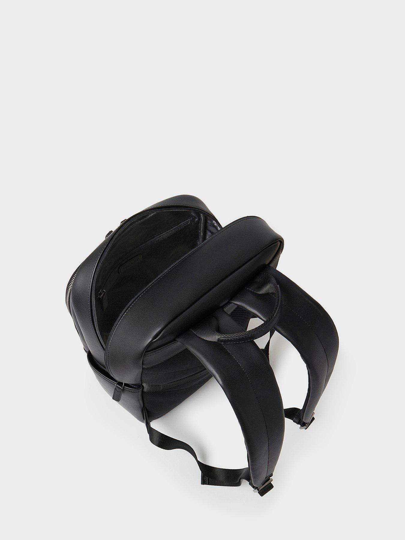 Image 6 of 6 of Osprey London The Hudson Leather Backpack - Black