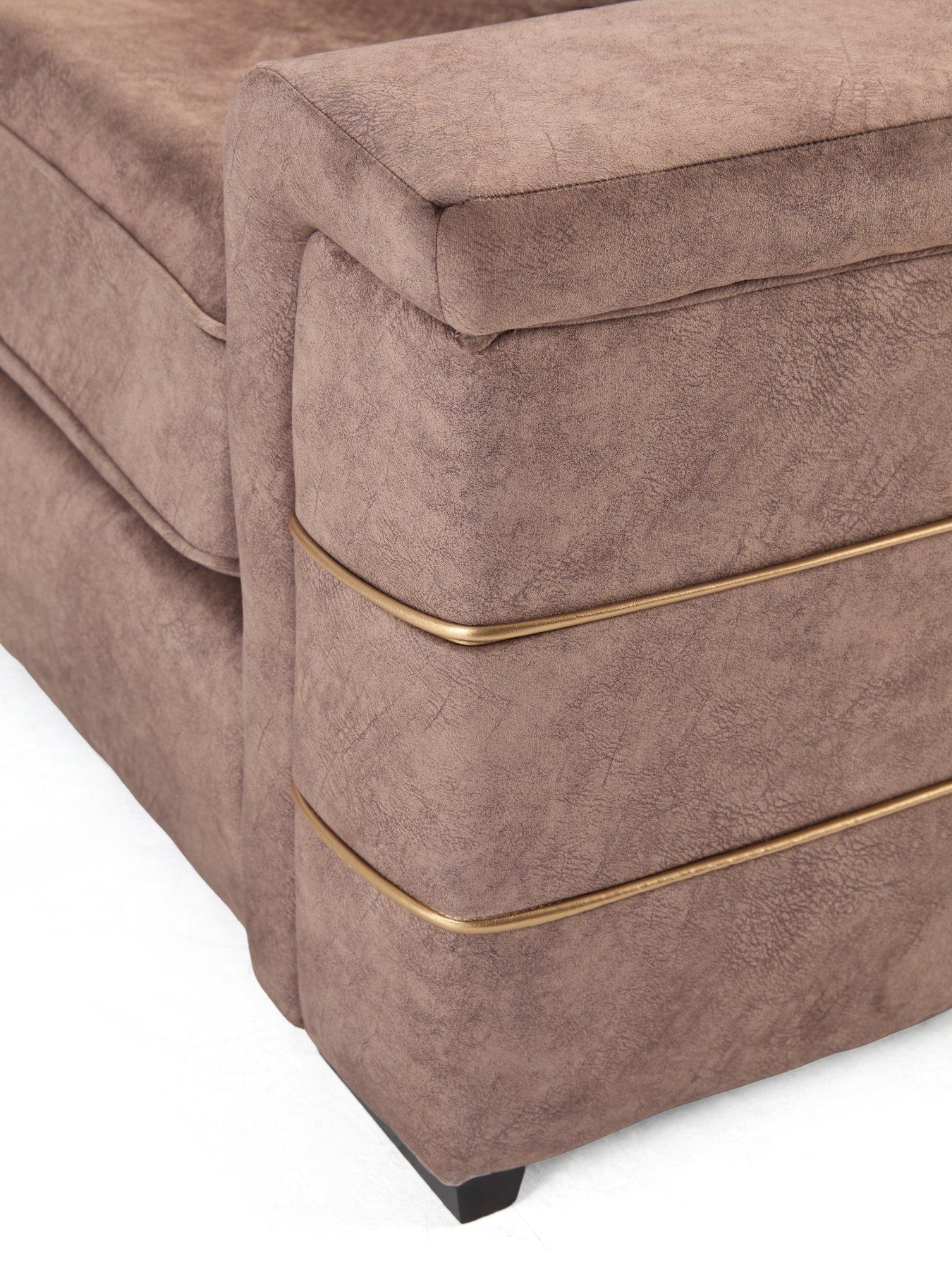 Image 6 of 7 of The Very Collection Nessa Right Hand Double Arm Corner Group - Made to Order in the UK