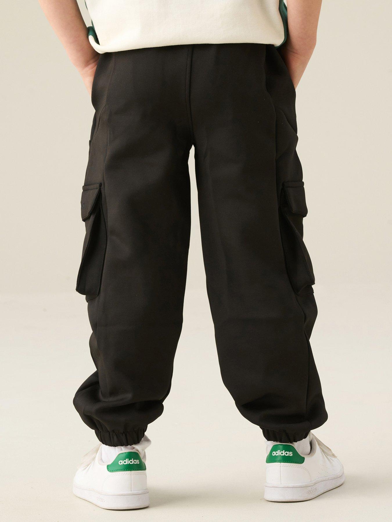 Image 5 of 7 of Angel & Rocket Boys Frank Panelled Cuffed Jogger - Black