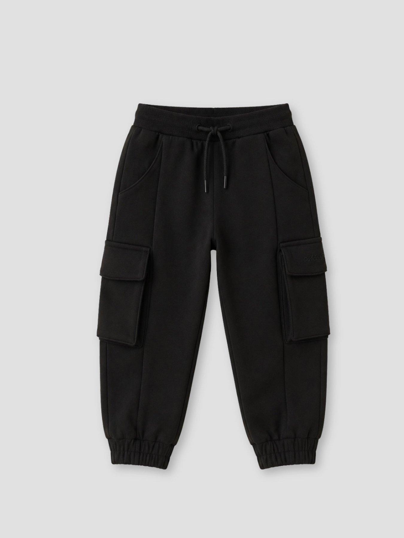 Image 6 of 7 of Angel & Rocket Boys Frank Panelled Cuffed Jogger - Black