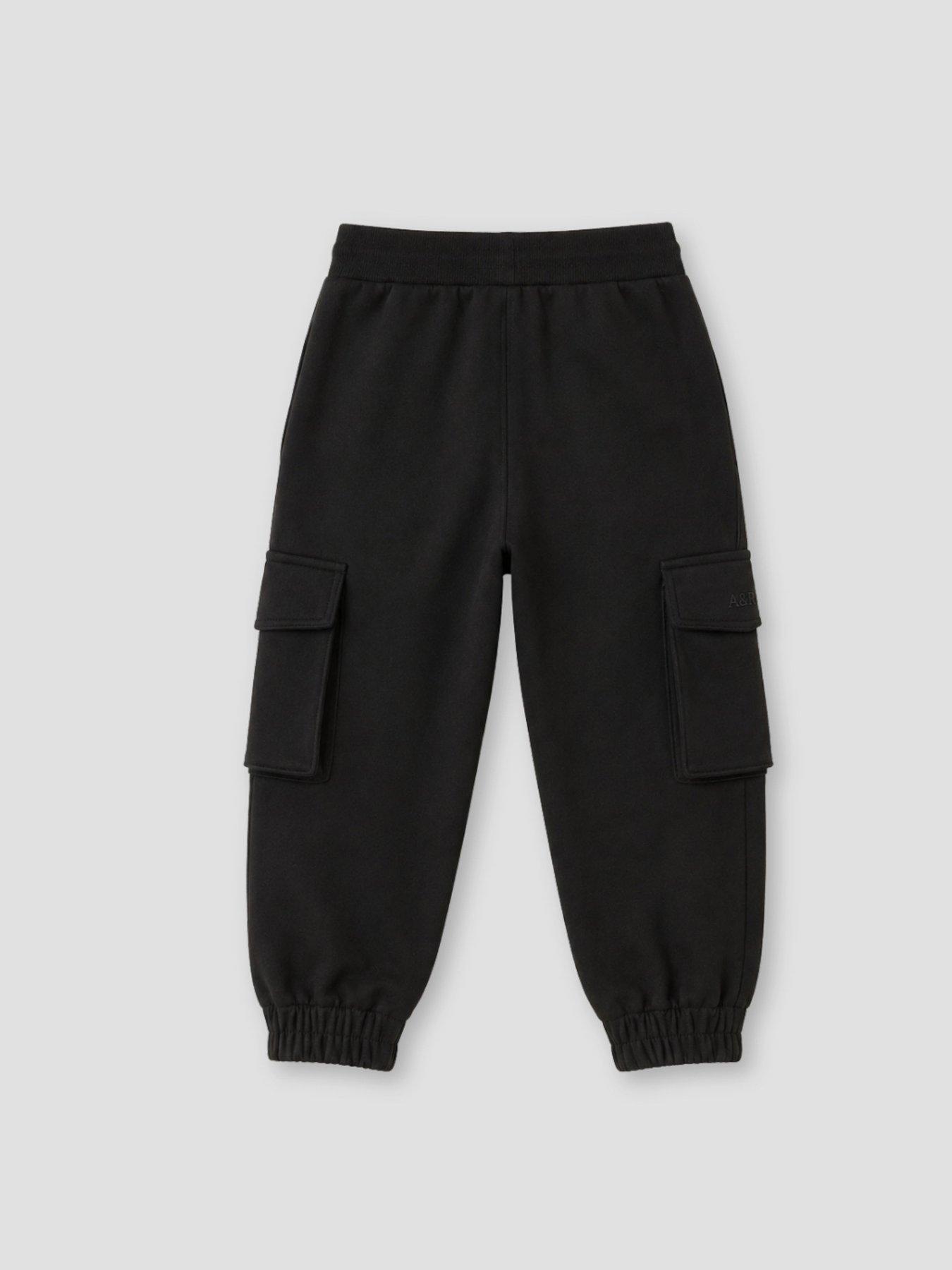 Image 7 of 7 of Angel & Rocket Boys Frank Panelled Cuffed Jogger - Black