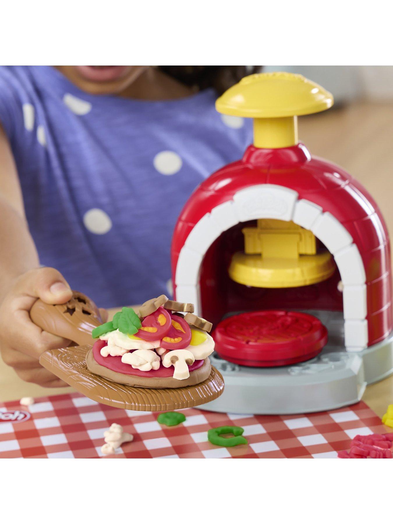 Image 5 of 7 of Play-Doh Spinning Oven Stamp &amp; Spin Pizza Playset Role Play Set