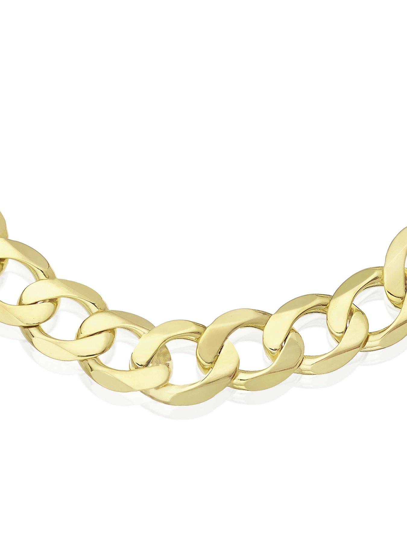 Image 2 of 3 of Ernest Jones ERNEST JONES SOLID GOLD CURB  BRACELET