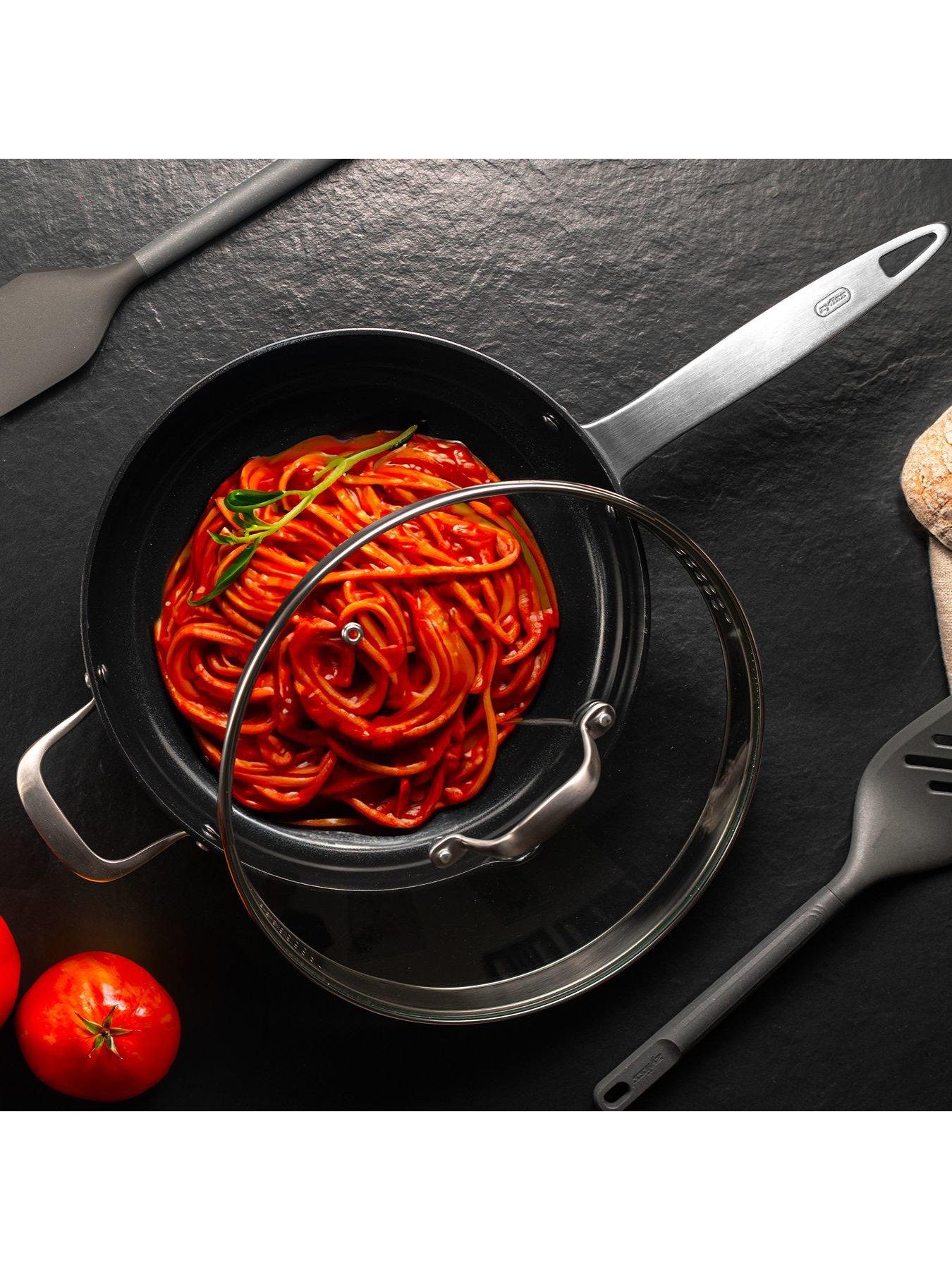 Image 6 of 6 of Ken Hom Ultimate Non-stick Saute Pan With Glass Lid 28cm