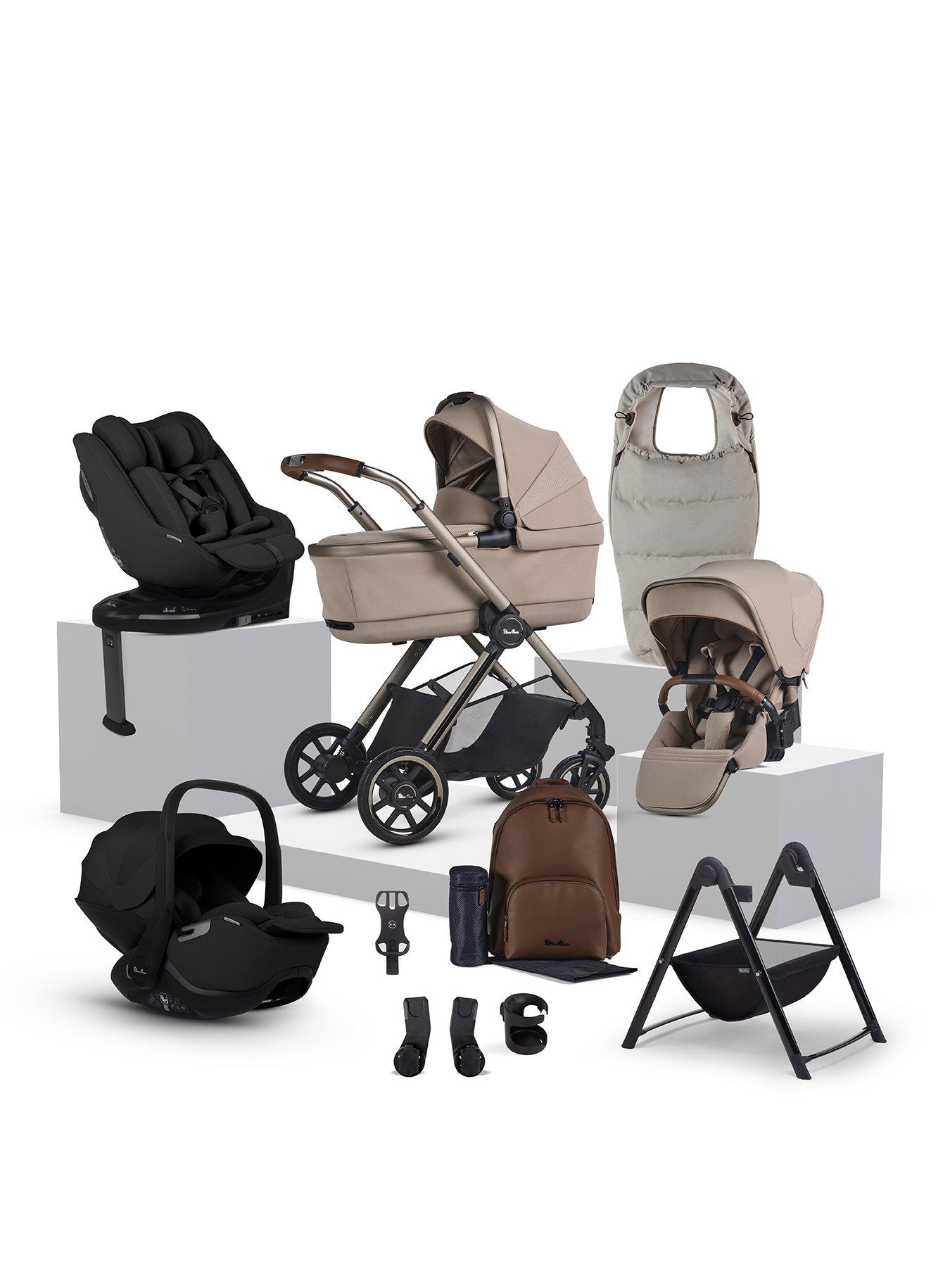 Image 1 of 7 of Silver Cross Reef 2 Special Edition Family Bundle & Carry Cot Stand - Frappe