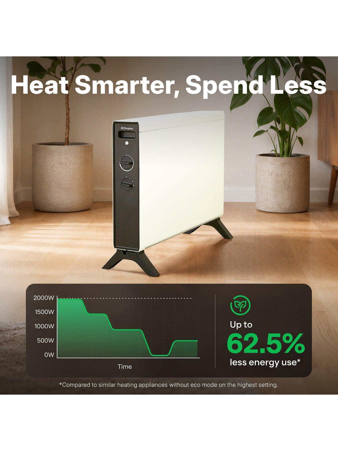 Image 4 of 8 of Dimplex DXCV2001 HeatLite 2kW Freestanding Convector Heater