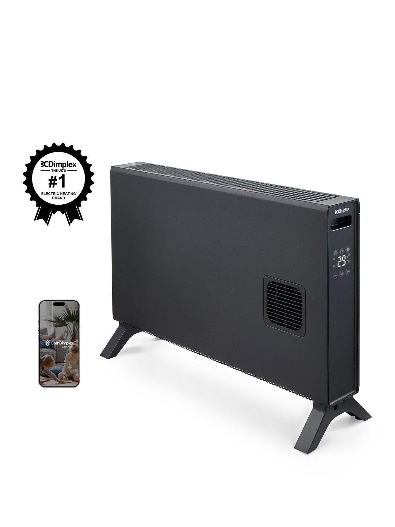 Image 1 of 7 of Dimplex DXCV2003 2kW Smart Convector Heater, Freestanding & Wall Mountable, 7 Day Timer - Black