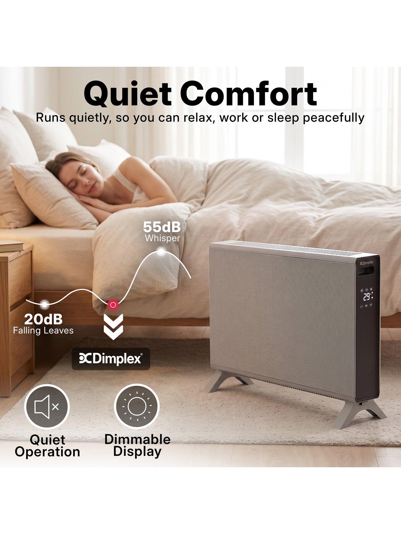 Image 3 of 7 of Dimplex DXCV2004 HeatLite TEX 2kW Smart Convector Heater, Freestanding & Wall Mountable, 7 Day Timer