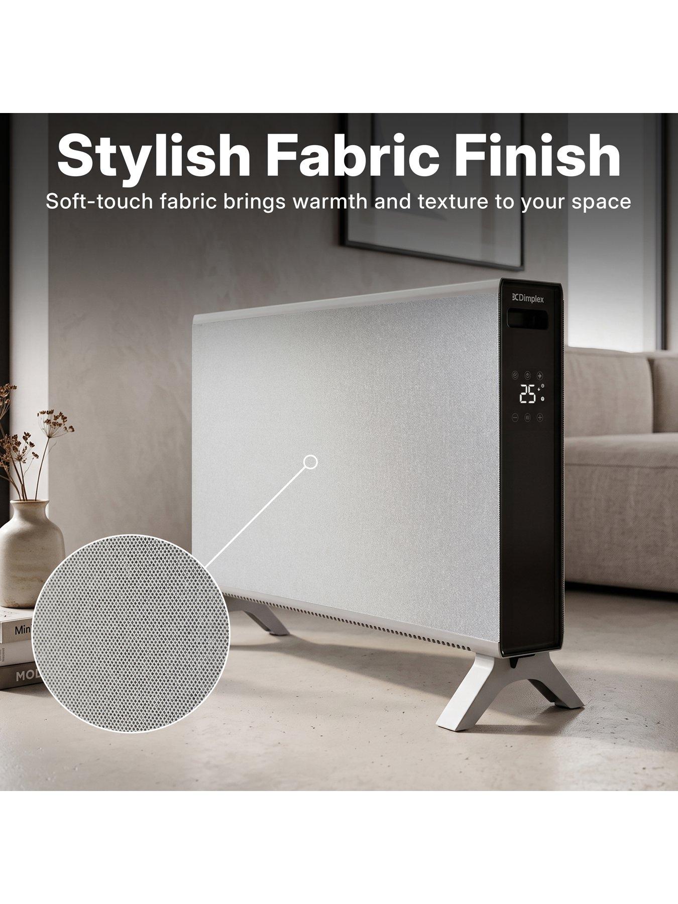 Image 5 of 7 of Dimplex DXCV2004 HeatLite TEX 2kW Smart Convector Heater, Freestanding & Wall Mountable, 7 Day Timer