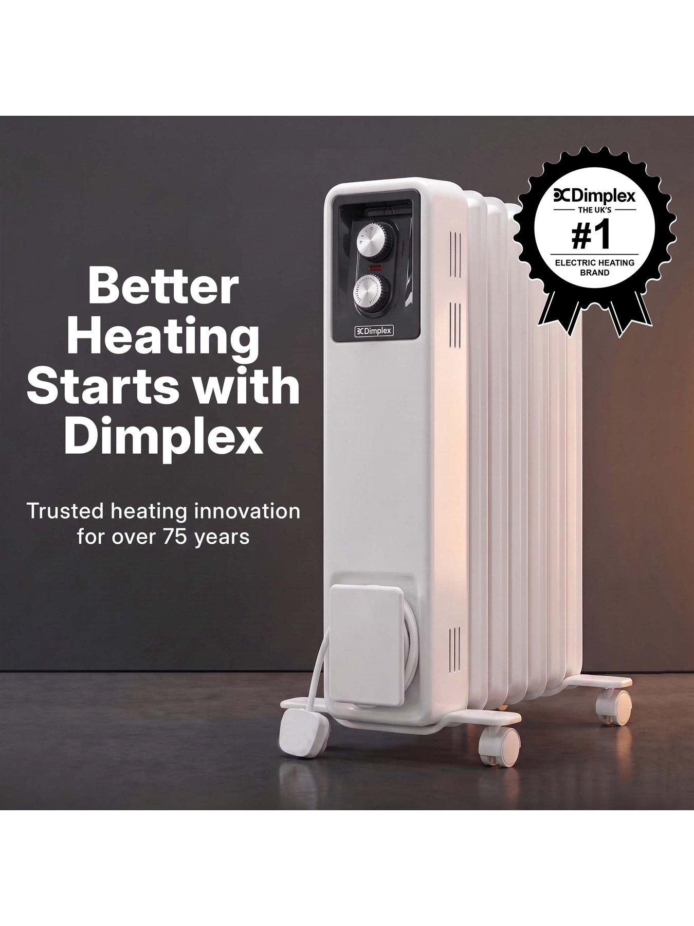 Image 6 of 7 of Dimplex ECR15 1.5kW Freestanding Oil Free Column Radiator with heat settings & thermostat
