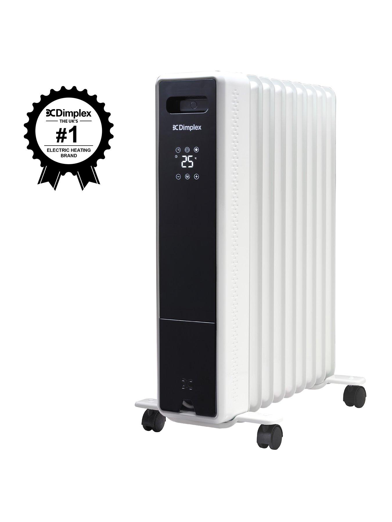 Image 1 of 7 of Dimplex ECRE2001 2kW Freestanding Oil Free Column Radiator with heat settings, thermostat & 24hr timer