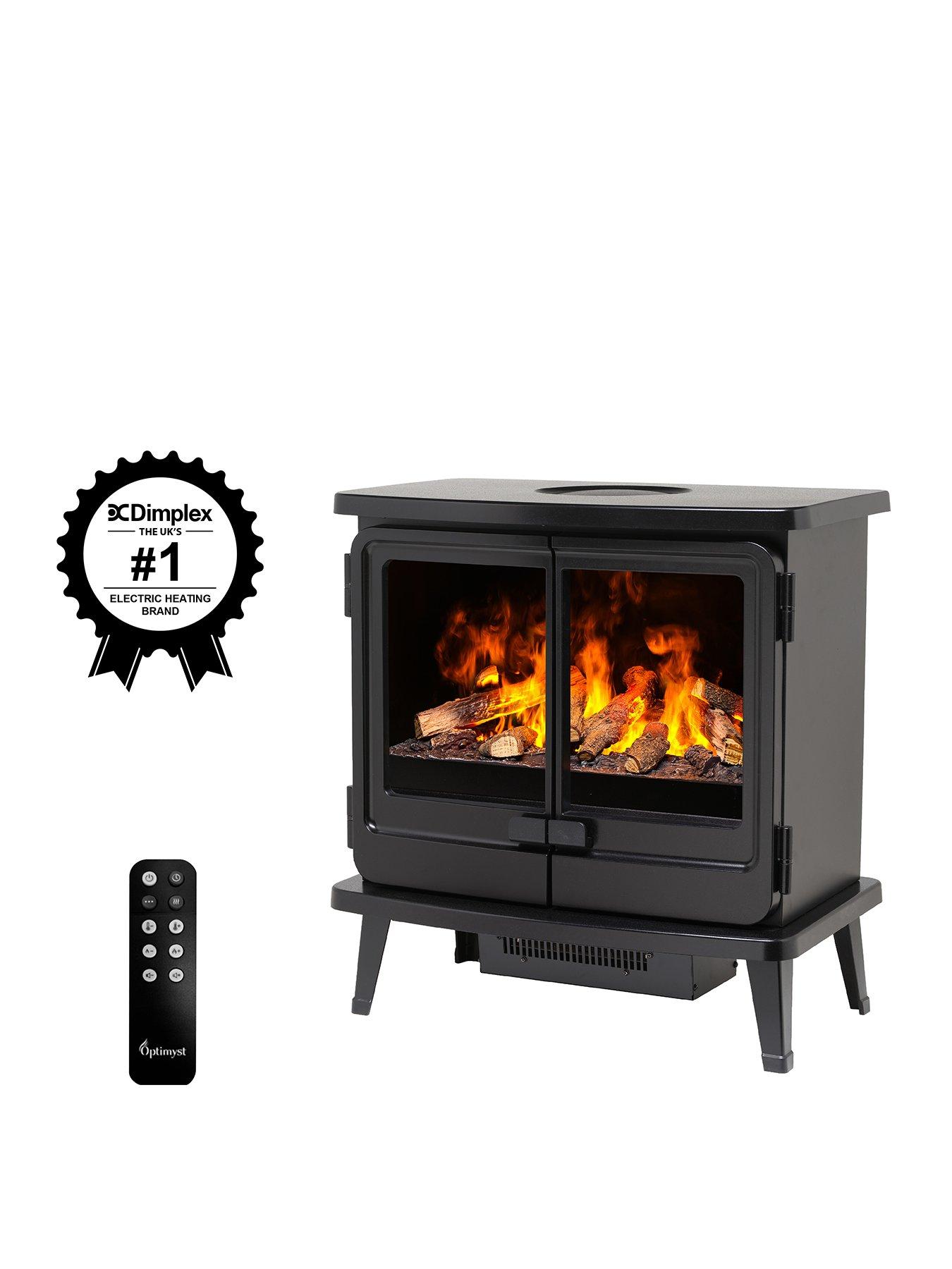 Image 1 of 7 of Dimplex Bermondsey Optimyst Water Vapour 2kW Electric Stove Fire, Remote Control