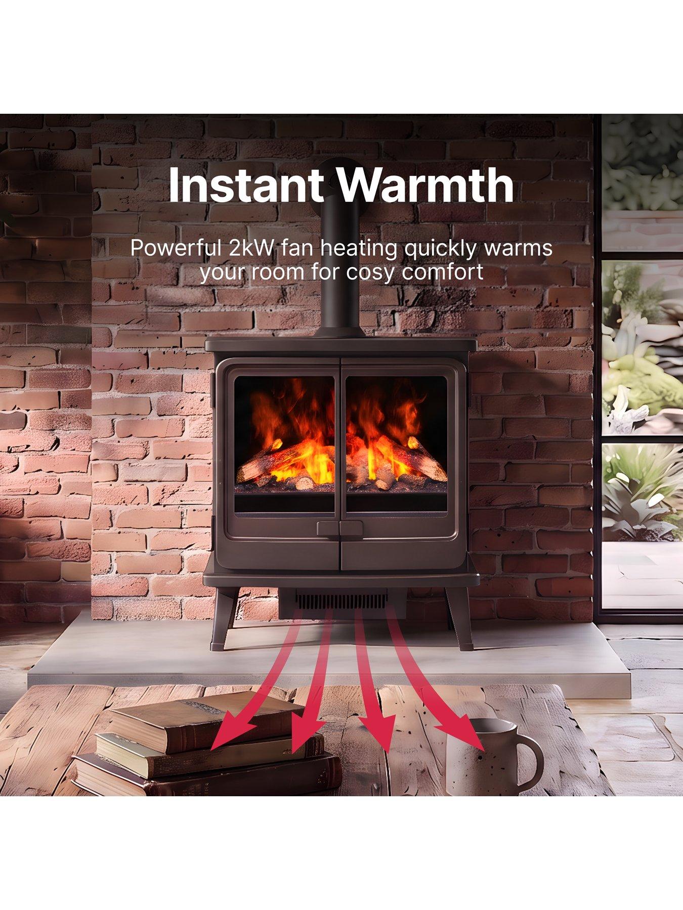 Image 2 of 7 of Dimplex Bermondsey Optimyst Water Vapour 2kW Electric Stove Fire, Remote Control