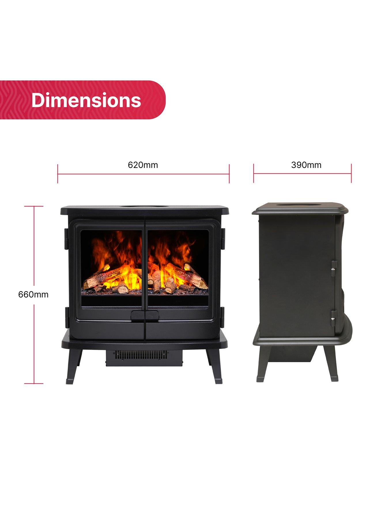 Image 7 of 7 of Dimplex Bermondsey Optimyst Water Vapour 2kW Electric Stove Fire, Remote Control