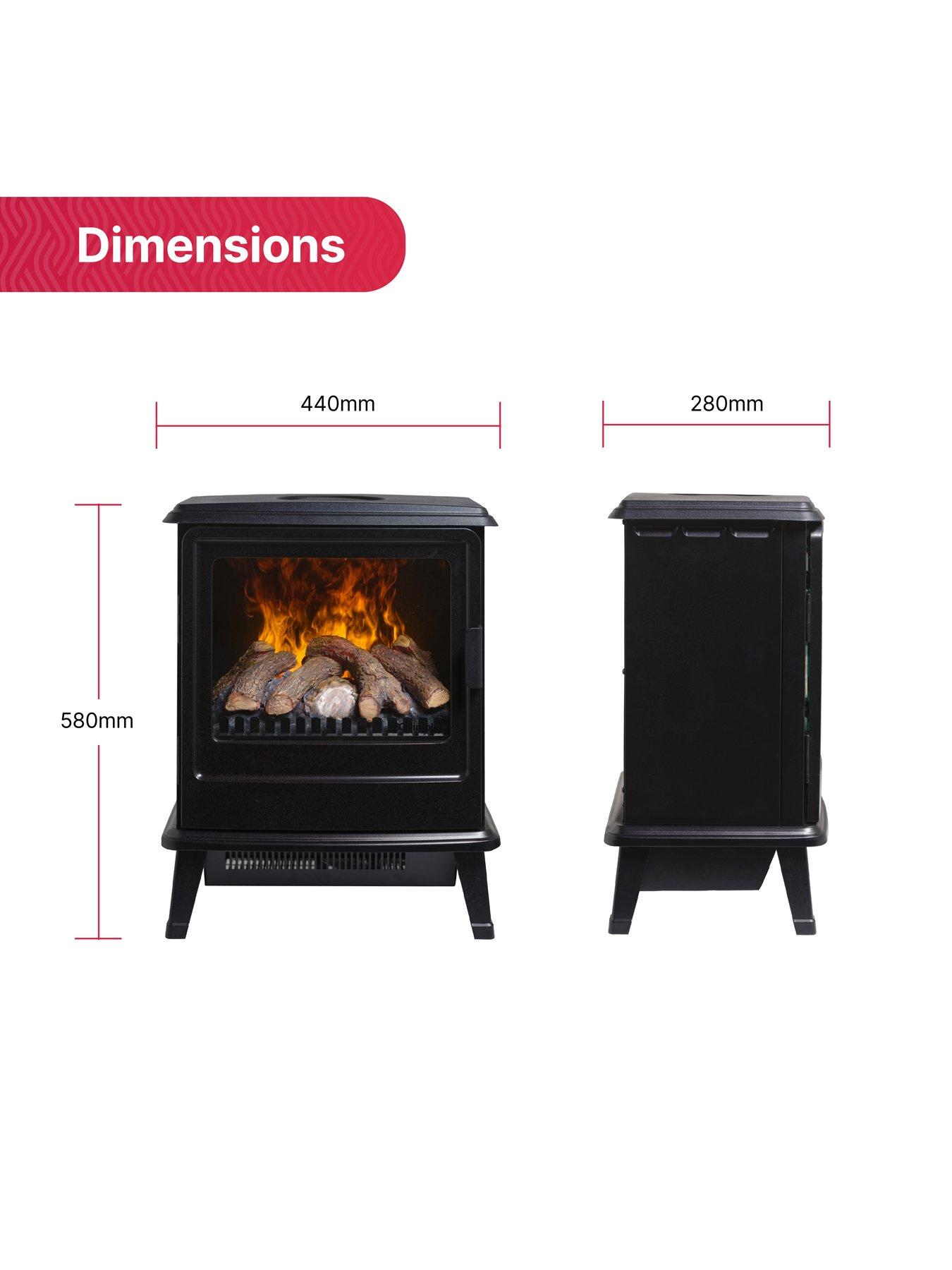 Image 7 of 7 of Dimplex Westbourne Optimyst Water Vapour 2kW Electric Stove Fire, Remote Control