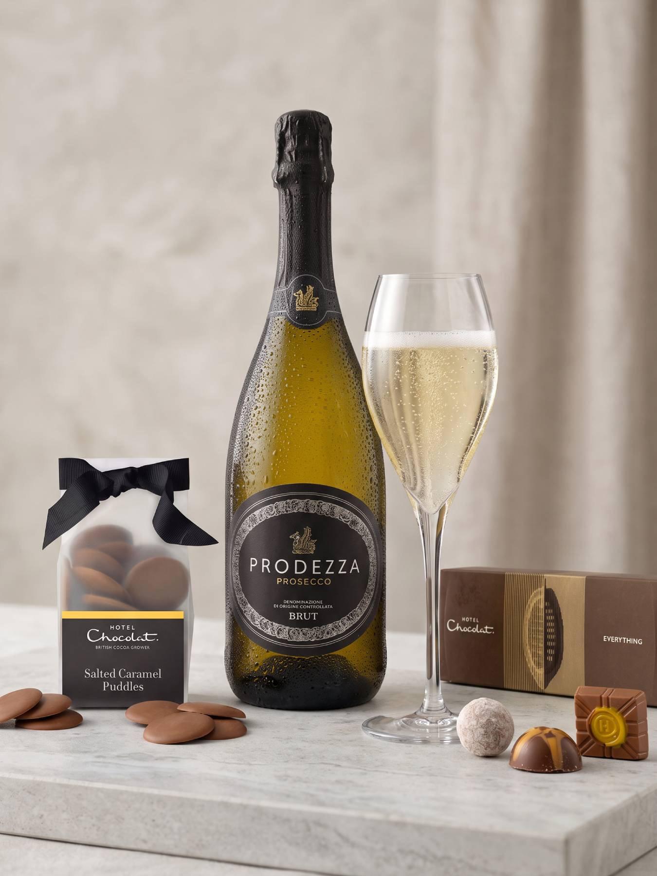 Image 2 of 2 of Virgin Wines Prosecco & Hotel Chocolat Gift Set