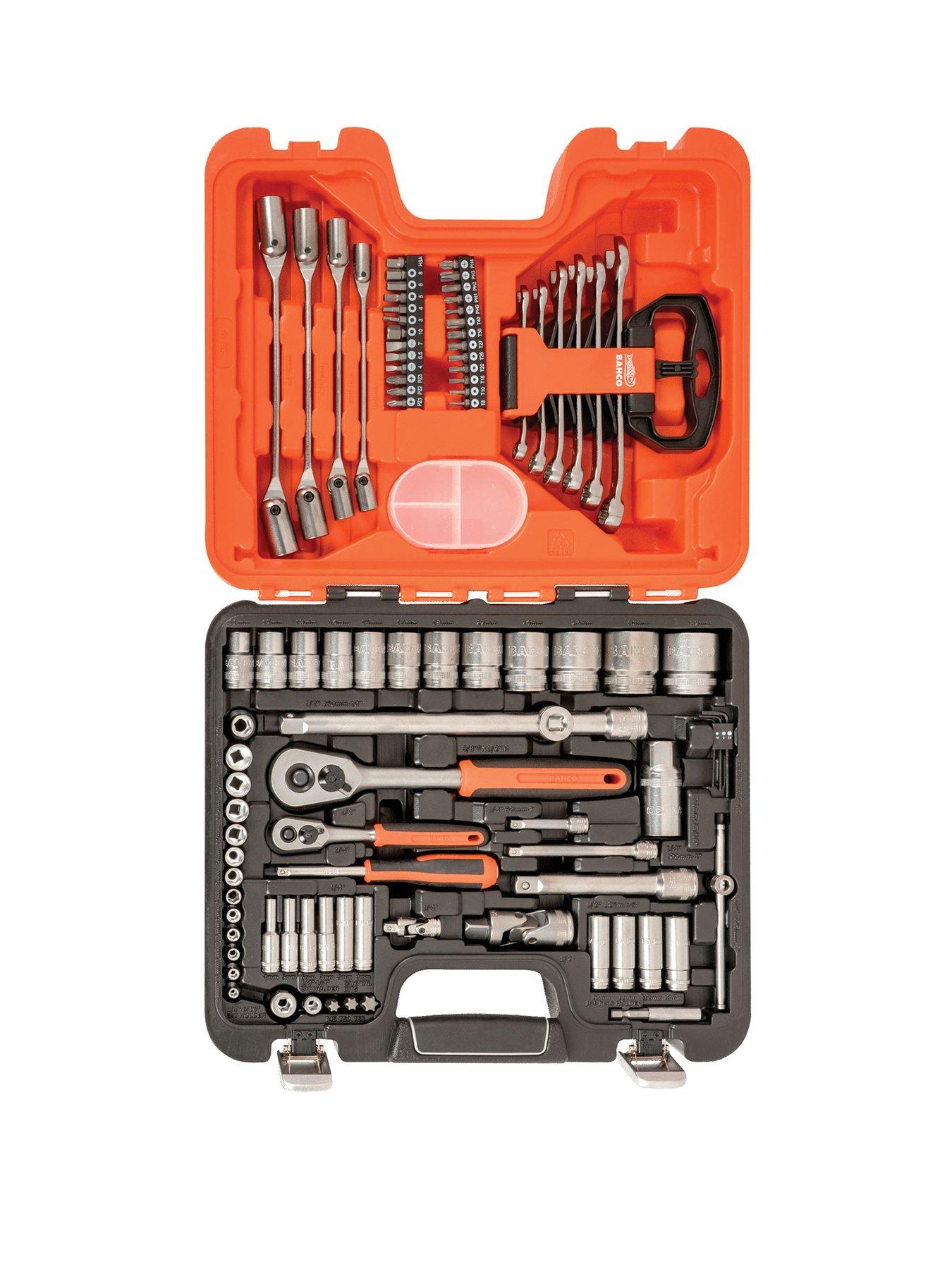 Image 1 of 4 of Bahco BAHCO    S910 SOCKET SET STD 92PC 1/4 & 1/2IN DR