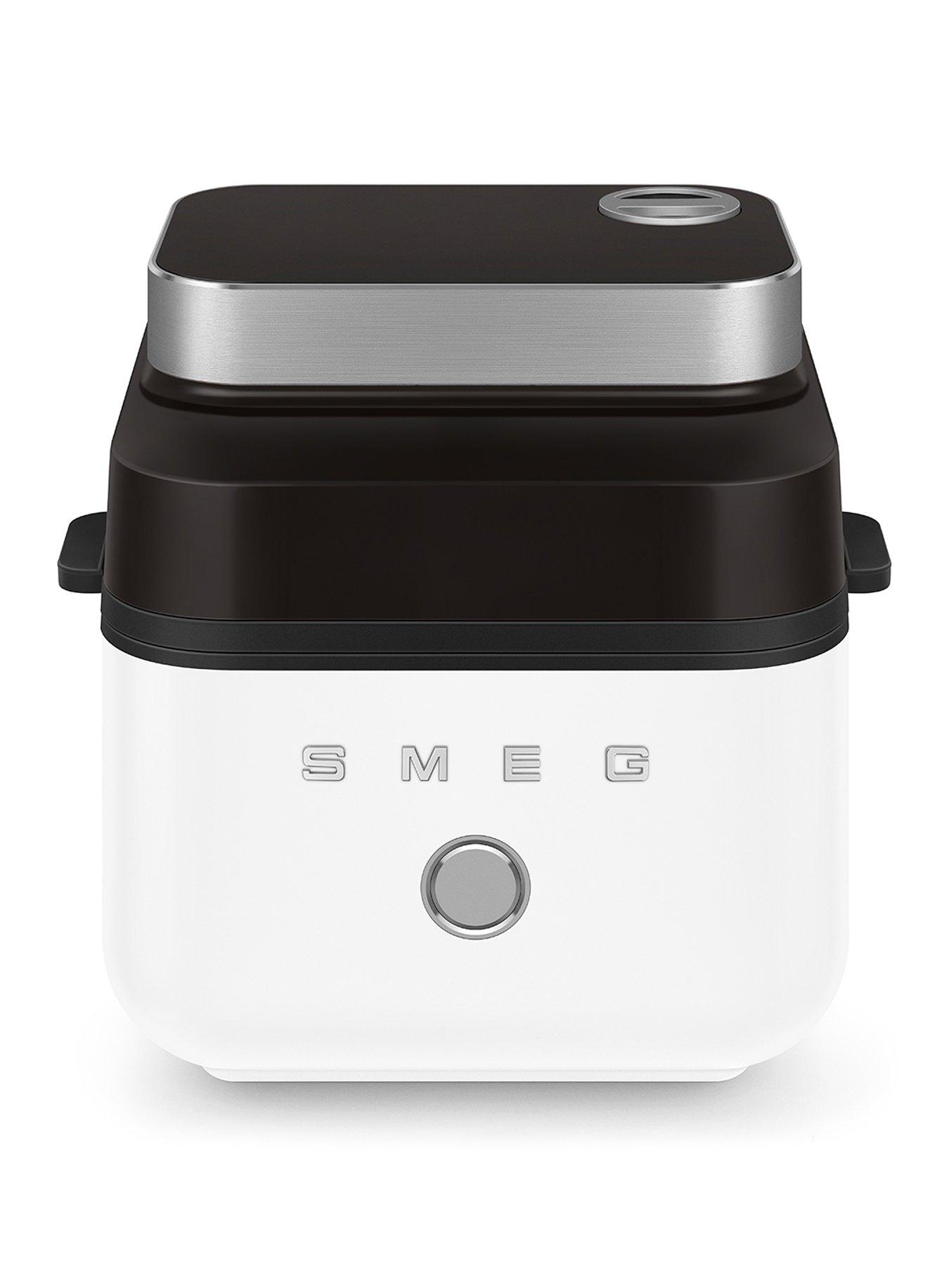 Image 1 of 8 of Smeg Dual Flavour Air Fryer, Space Saving, 7.3L, White