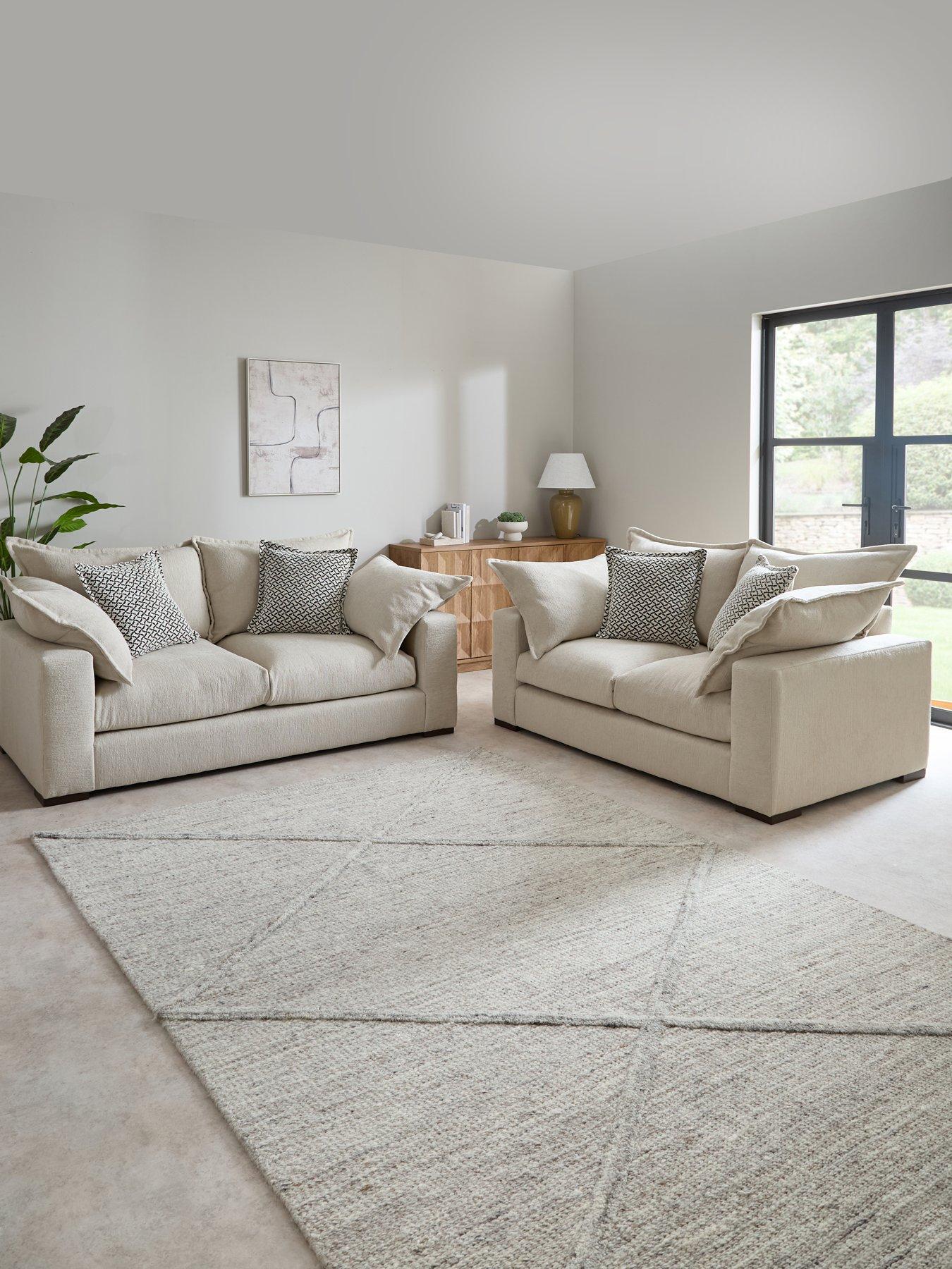 Image 1 of 7 of The Very Collection Laguna 3 Seater + 2 Seater Sofa Set (Buy &amp; SAVE!) - Made to Order in the UK