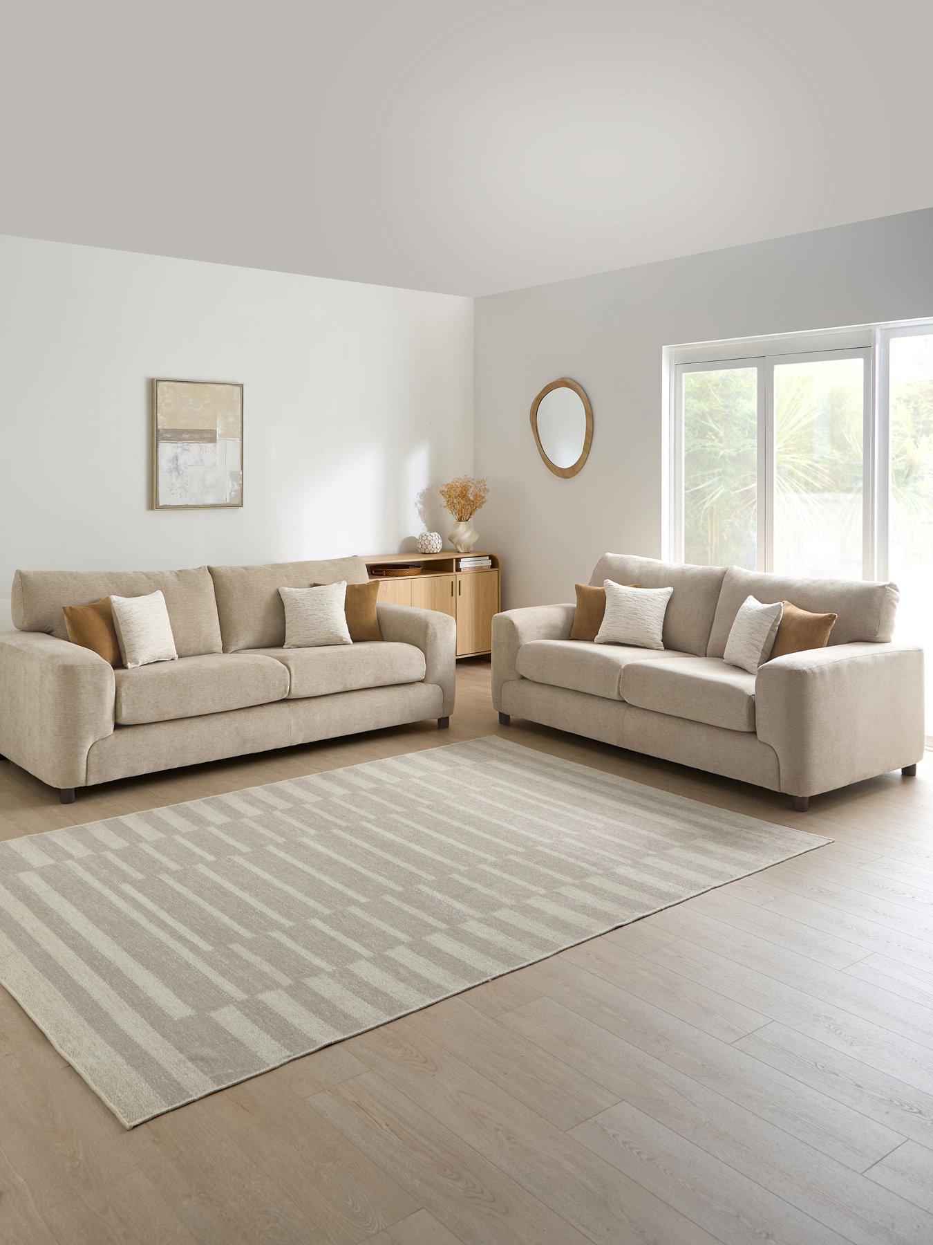 Image 1 of 7 of The Very Collection Ravel 3 Seater + 2 Seater Sofa Set (Buy &amp; SAVE!) - Made to Order in the UK