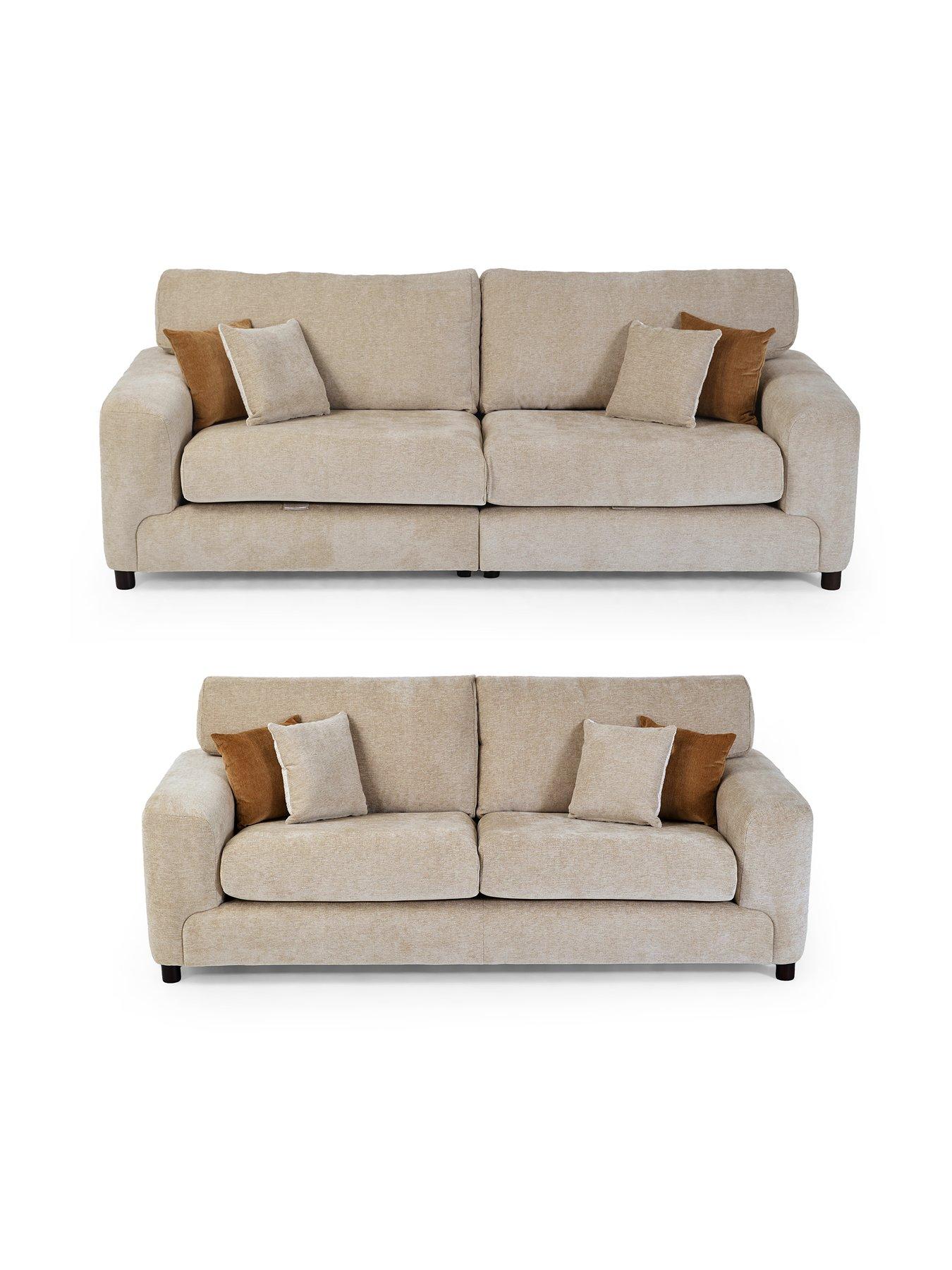Image 3 of 7 of The Very Collection Ravel 3 Seater + 2 Seater Sofa Set (Buy &amp; SAVE!) - Made to Order in the UK