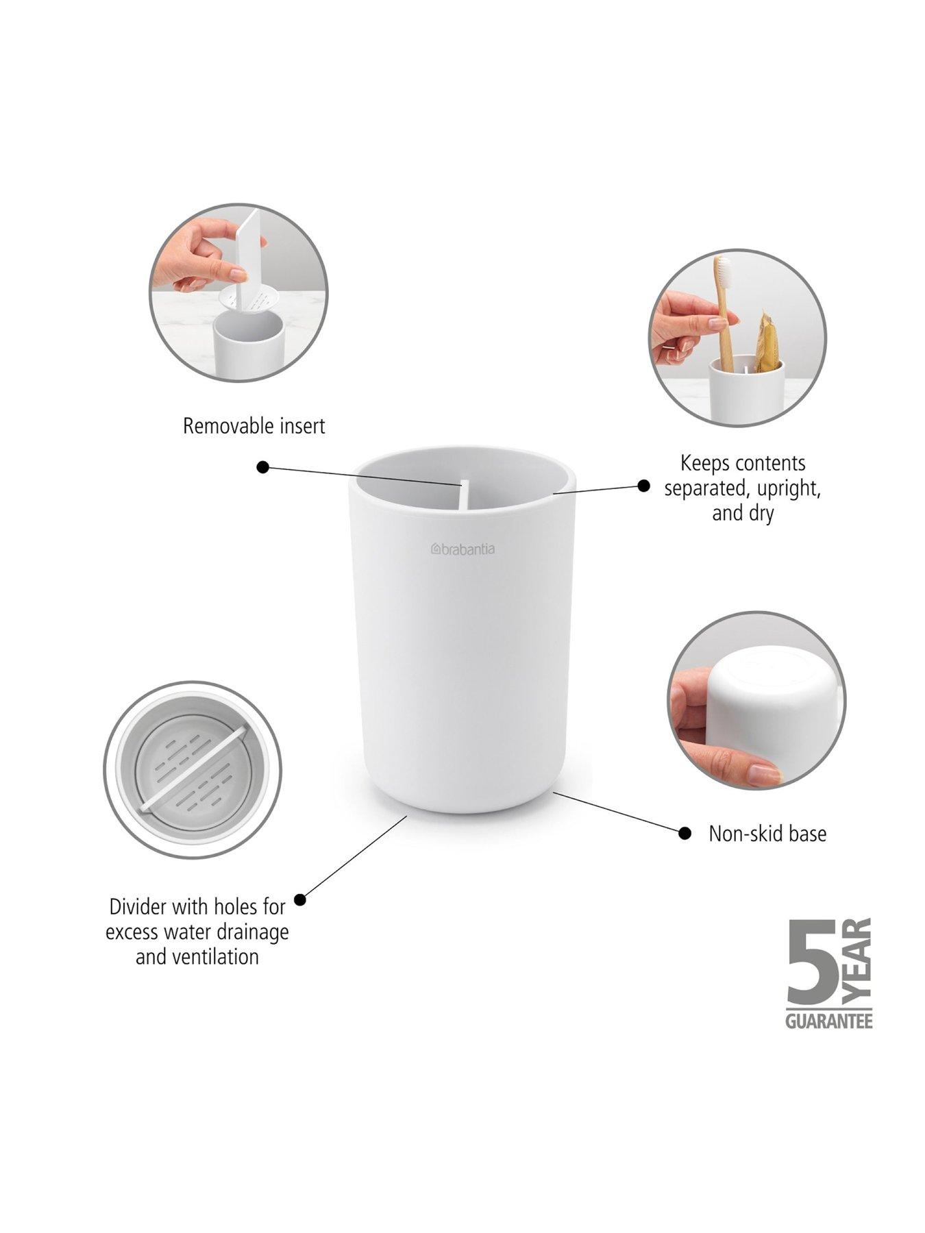Image 3 of 7 of Brabantia Renew Toothbrush Holder