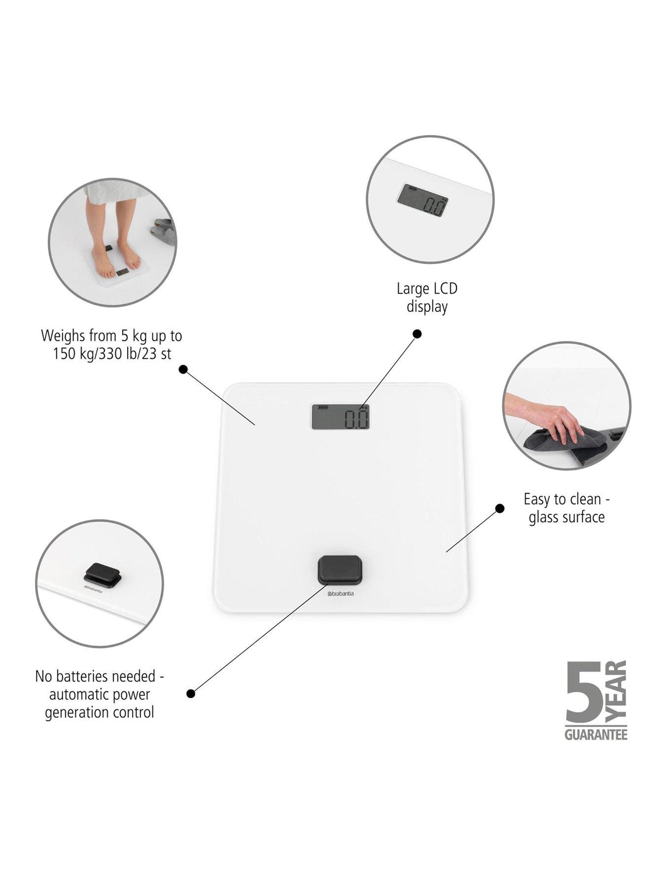 Image 3 of 7 of Brabantia Renew Battery Free Bathroom Scale
