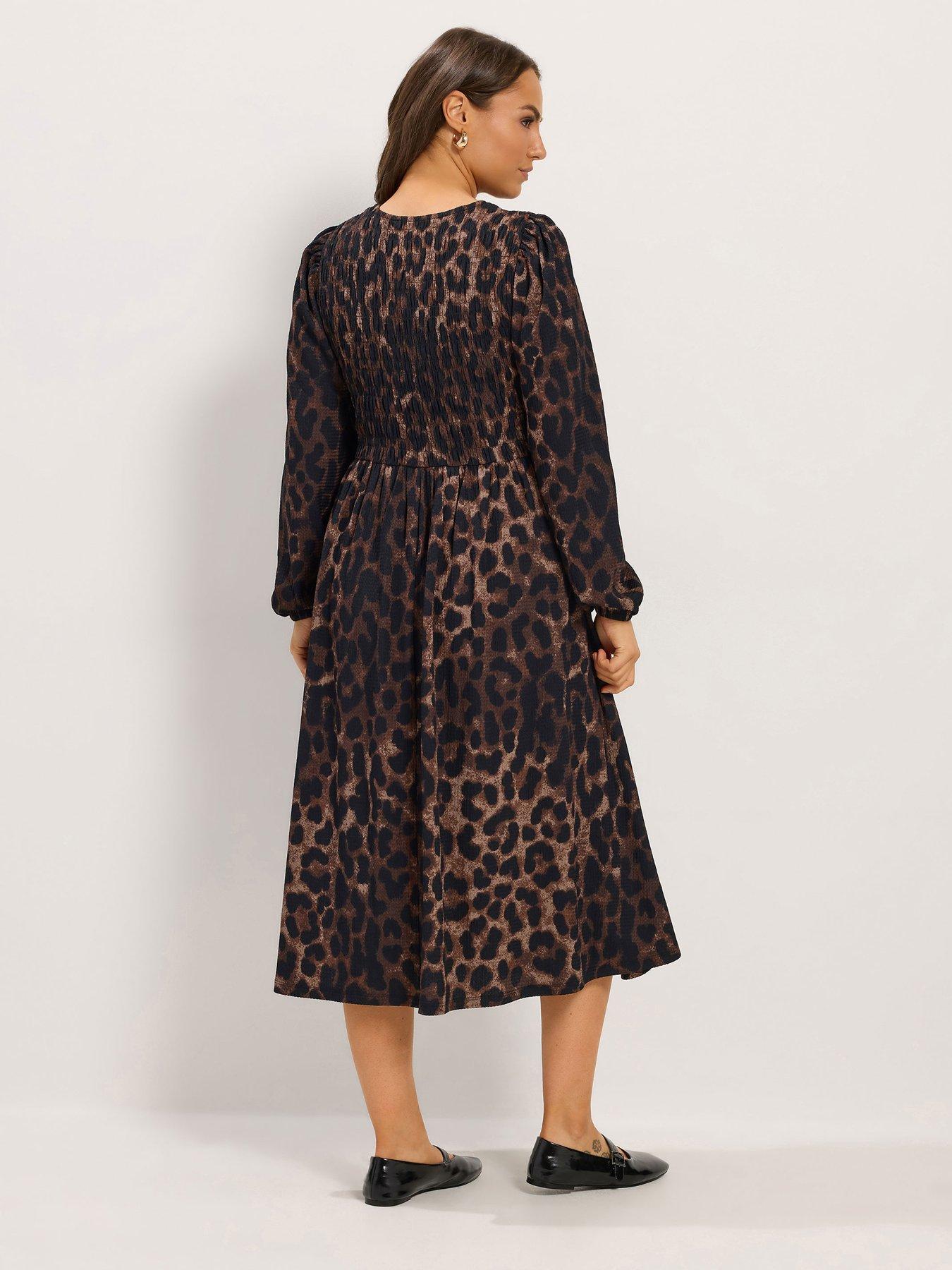 Image 2 of 4 of Yours Curve Shirred Midaxi Dress
