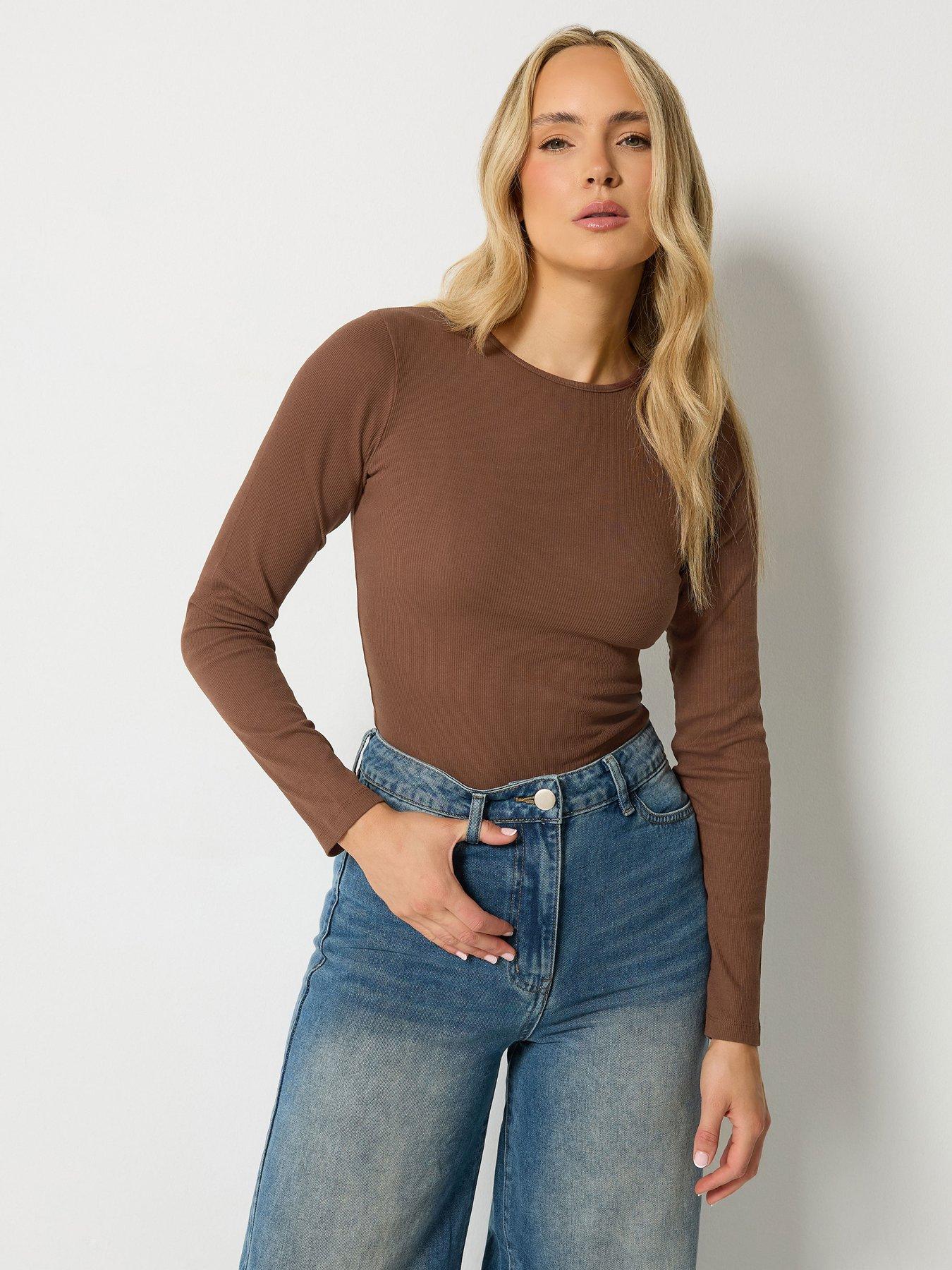 Image 3 of 4 of Long Tall Sally Tall 2 Pack Long Sleeve Bodysuit