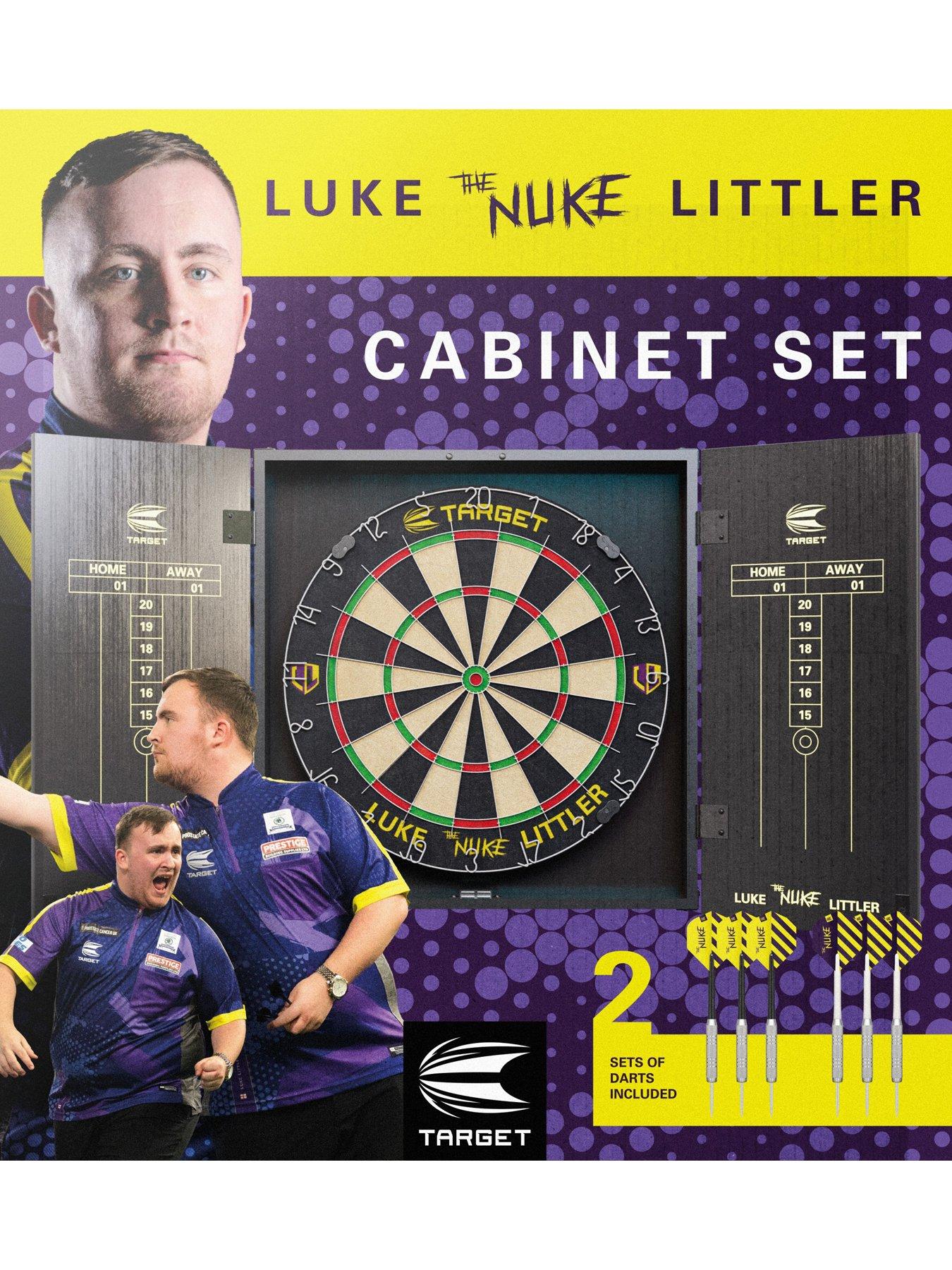 Image 2 of 5 of Target Target Luke Littler Dartboard and Cabinet Set Plus Darts
