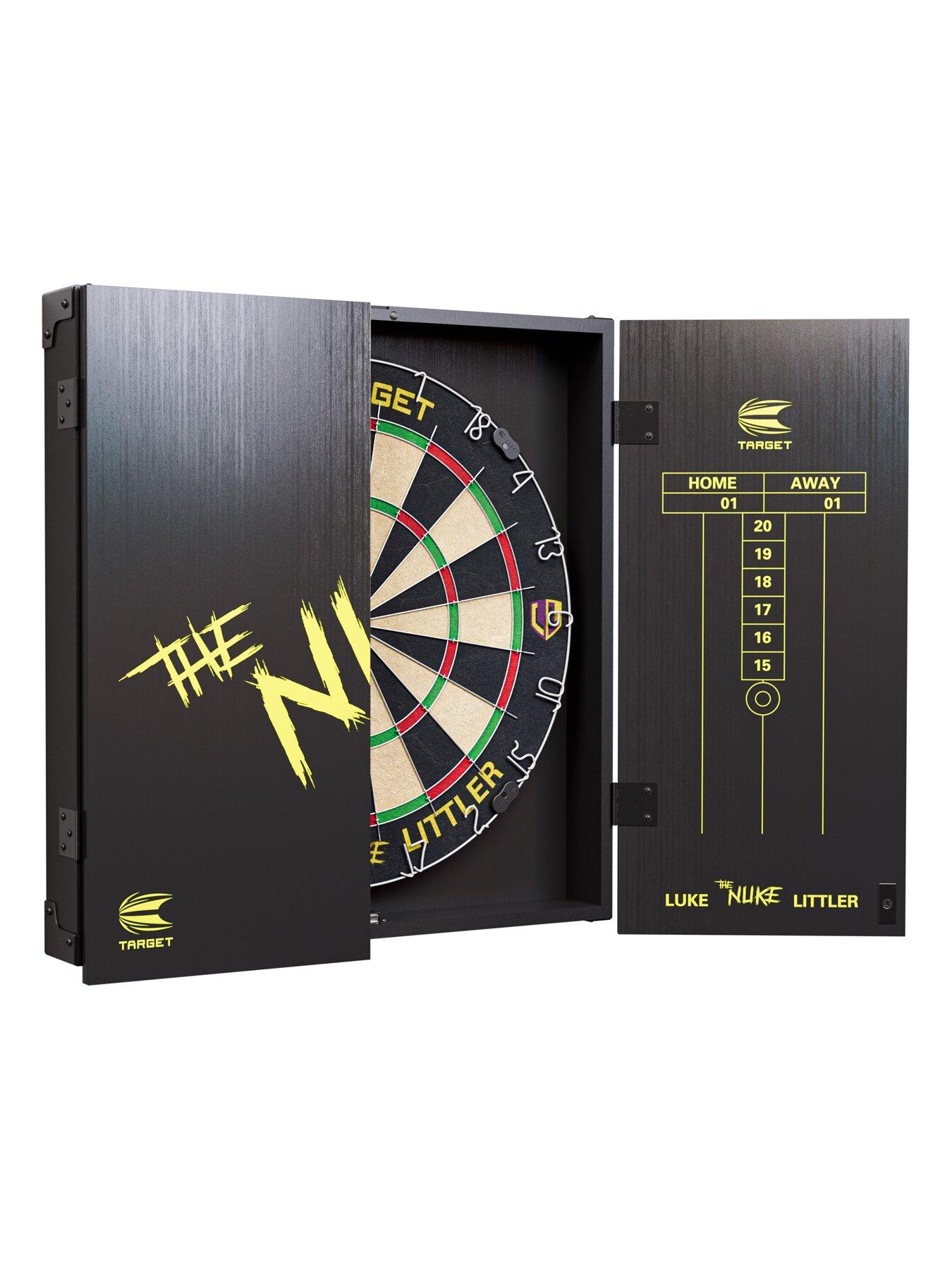 Image 3 of 5 of Target Target Luke Littler Dartboard and Cabinet Set Plus Darts