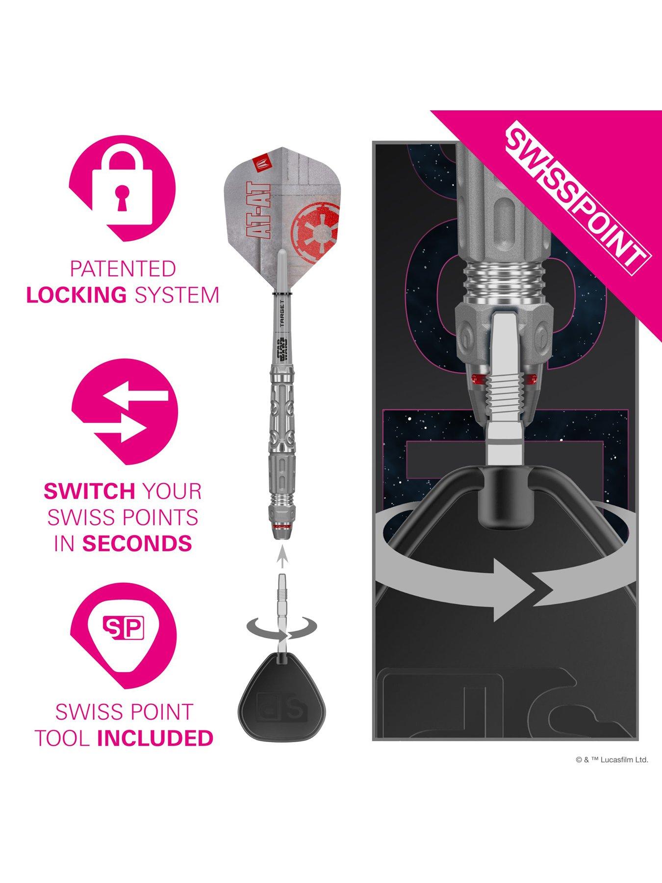 Image 3 of 6 of Target STAR WARS AT-AT 90% 24G SP STEEL TIP DARTS 2026