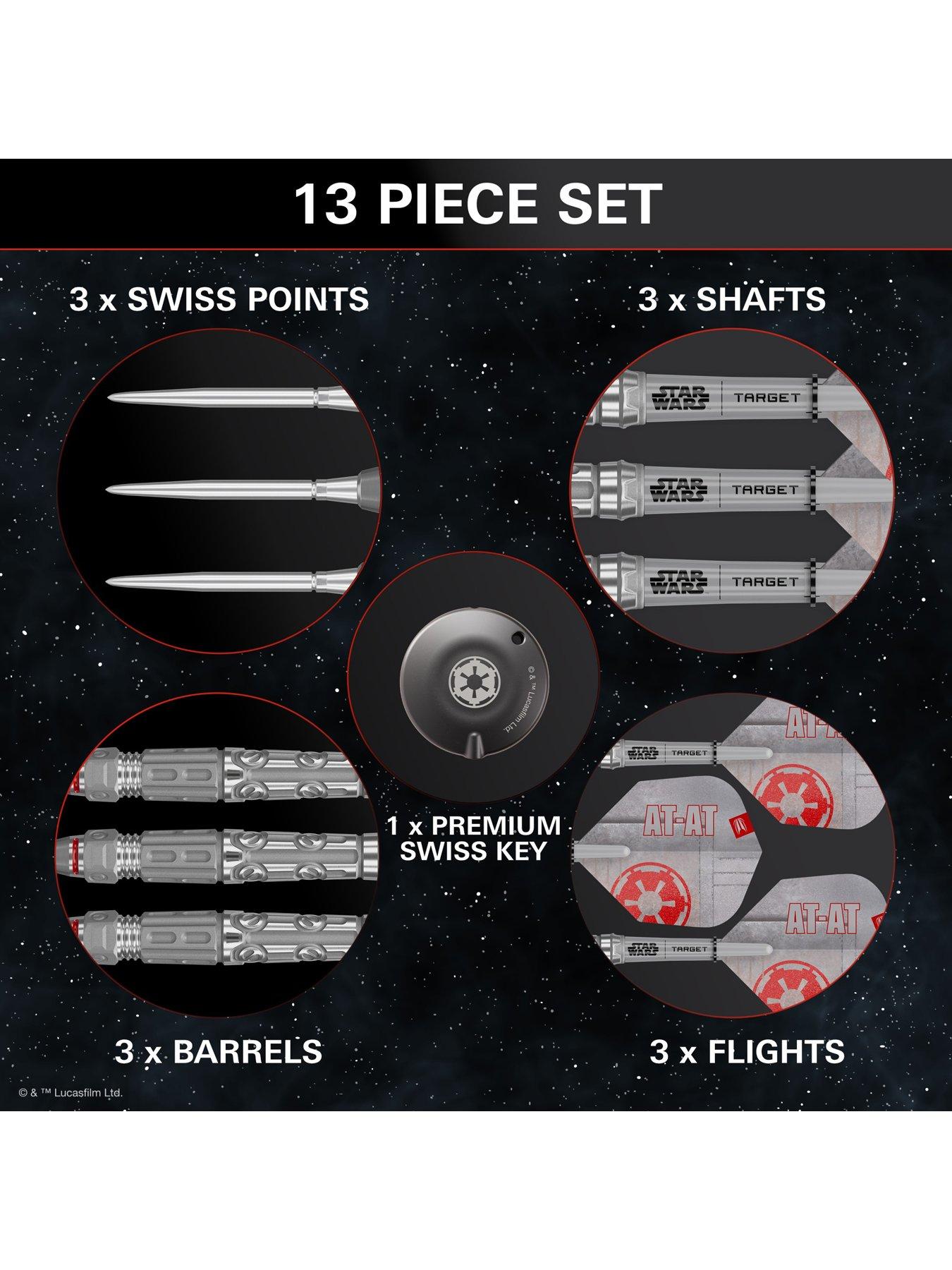 Image 4 of 6 of Target STAR WARS AT-AT 90% 24G SP STEEL TIP DARTS 2026