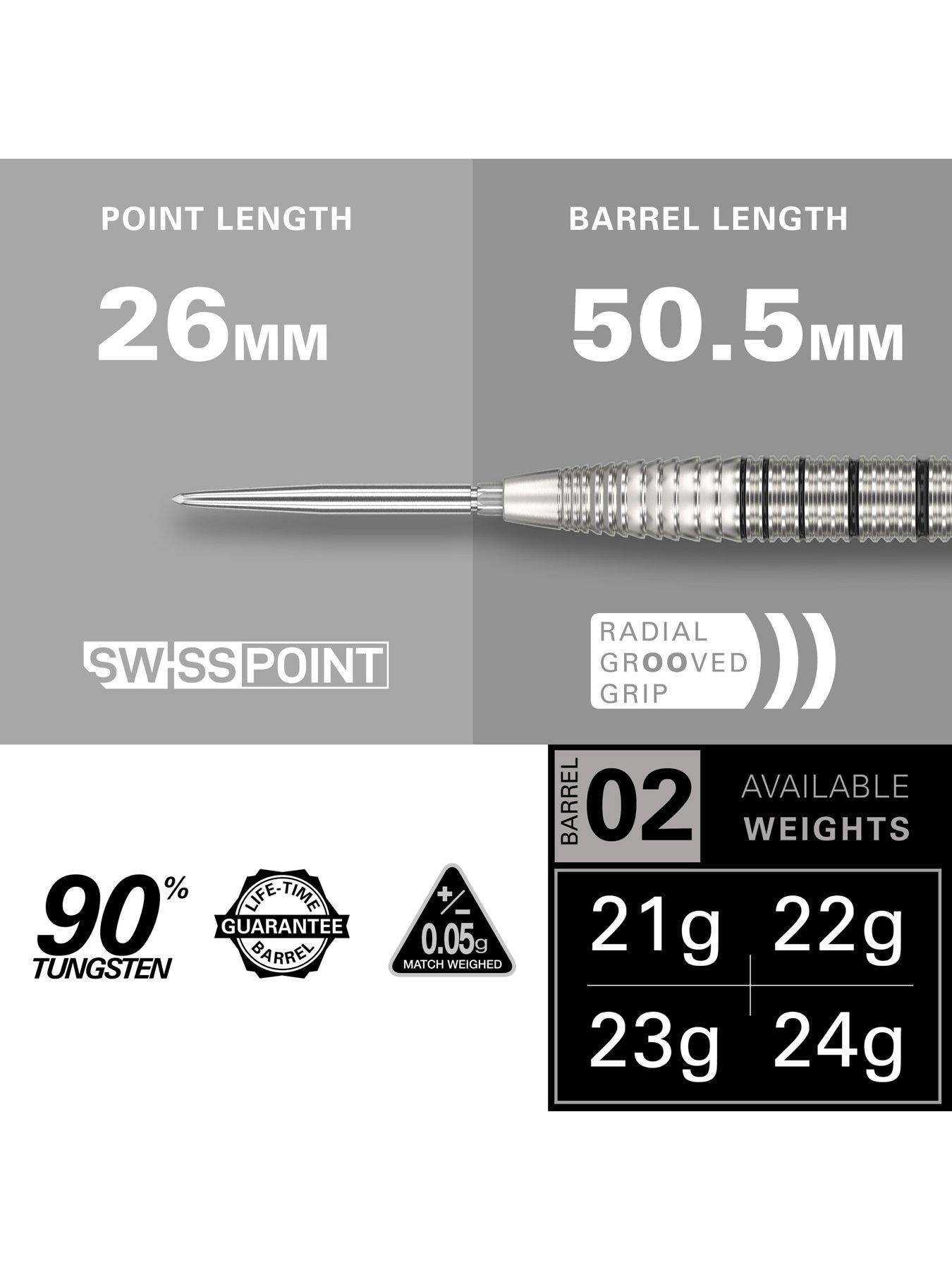Image 2 of 7 of Target EXO 90% SP02 24g STEEL TIP DART 2024