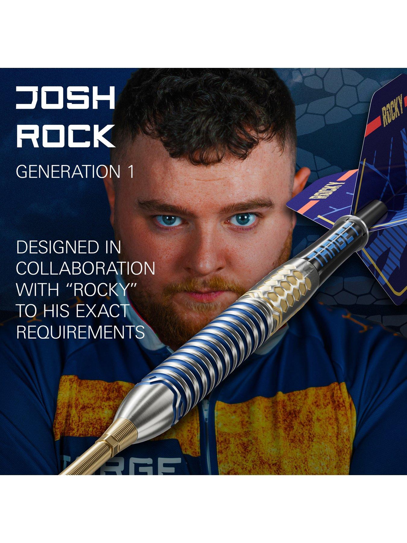 Image 2 of 7 of Target JOSH ROCK G1 23G 90% SP STEEL TIP DARTS 2025