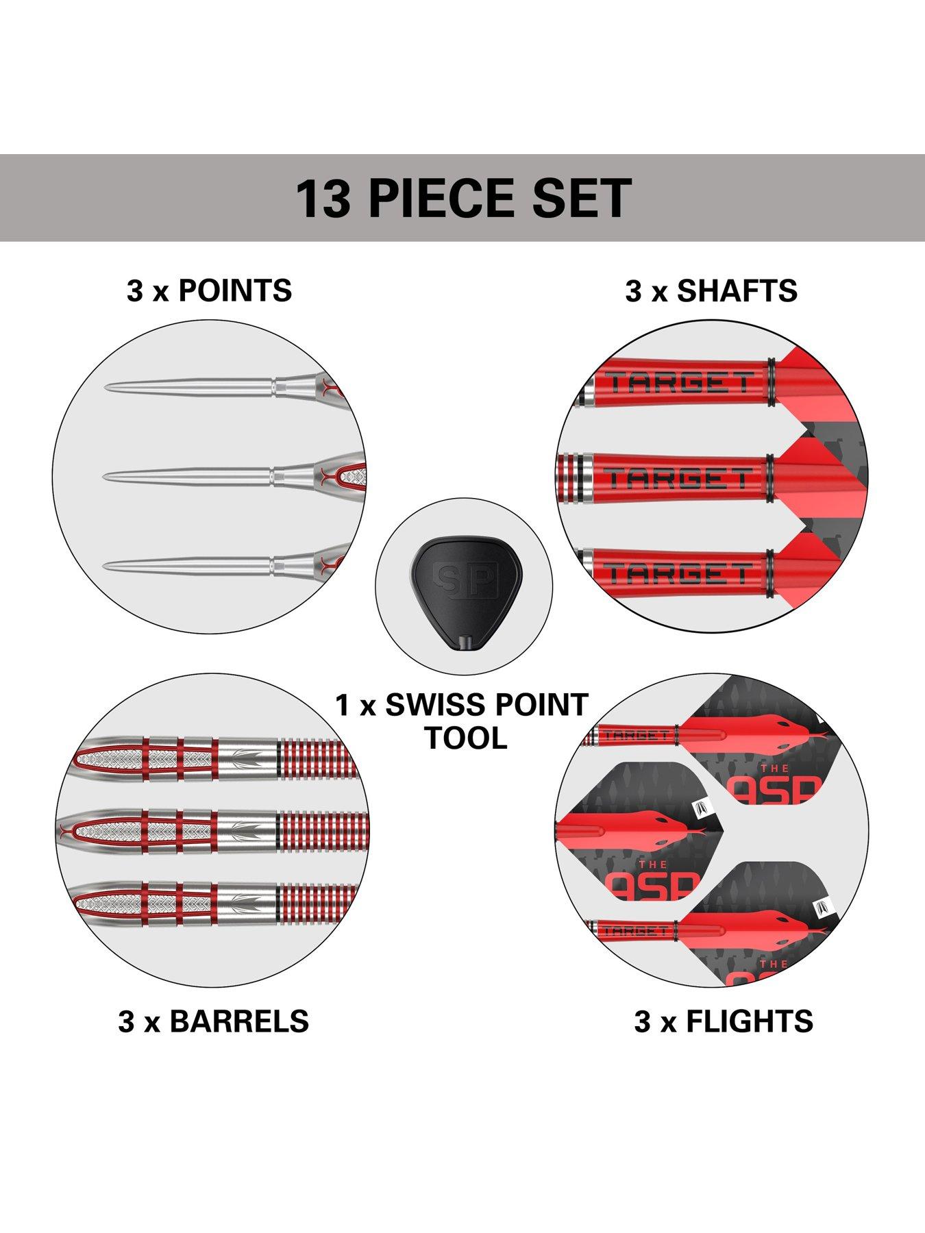 Image 5 of 6 of Target NATHAN ASPINALL G2 95% 23G SP STEEL TIP DART 2023