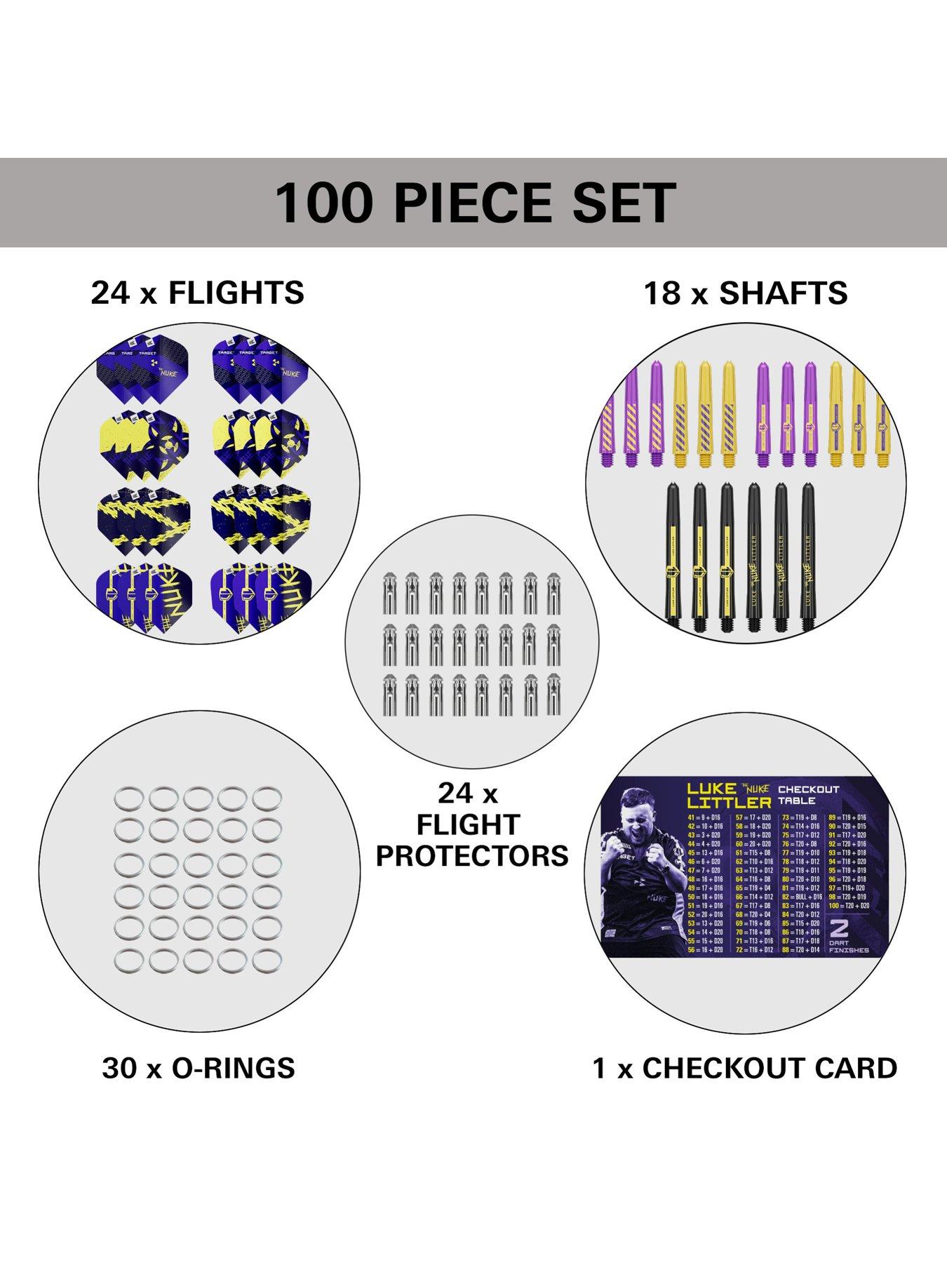 Image 6 of 7 of Target LUKE LITTLER 100PC DART SET 2025