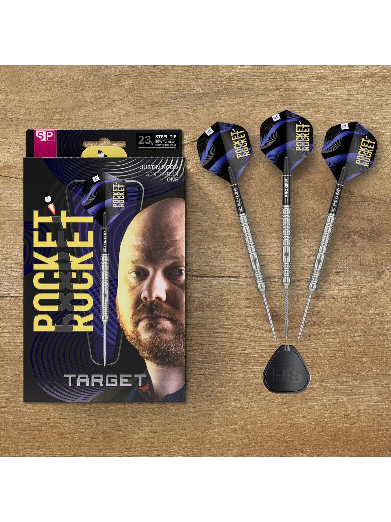 Image 6 of 6 of Target JUSTIN HOOD 90% 23G SP STEEL TIP DARTS 2026