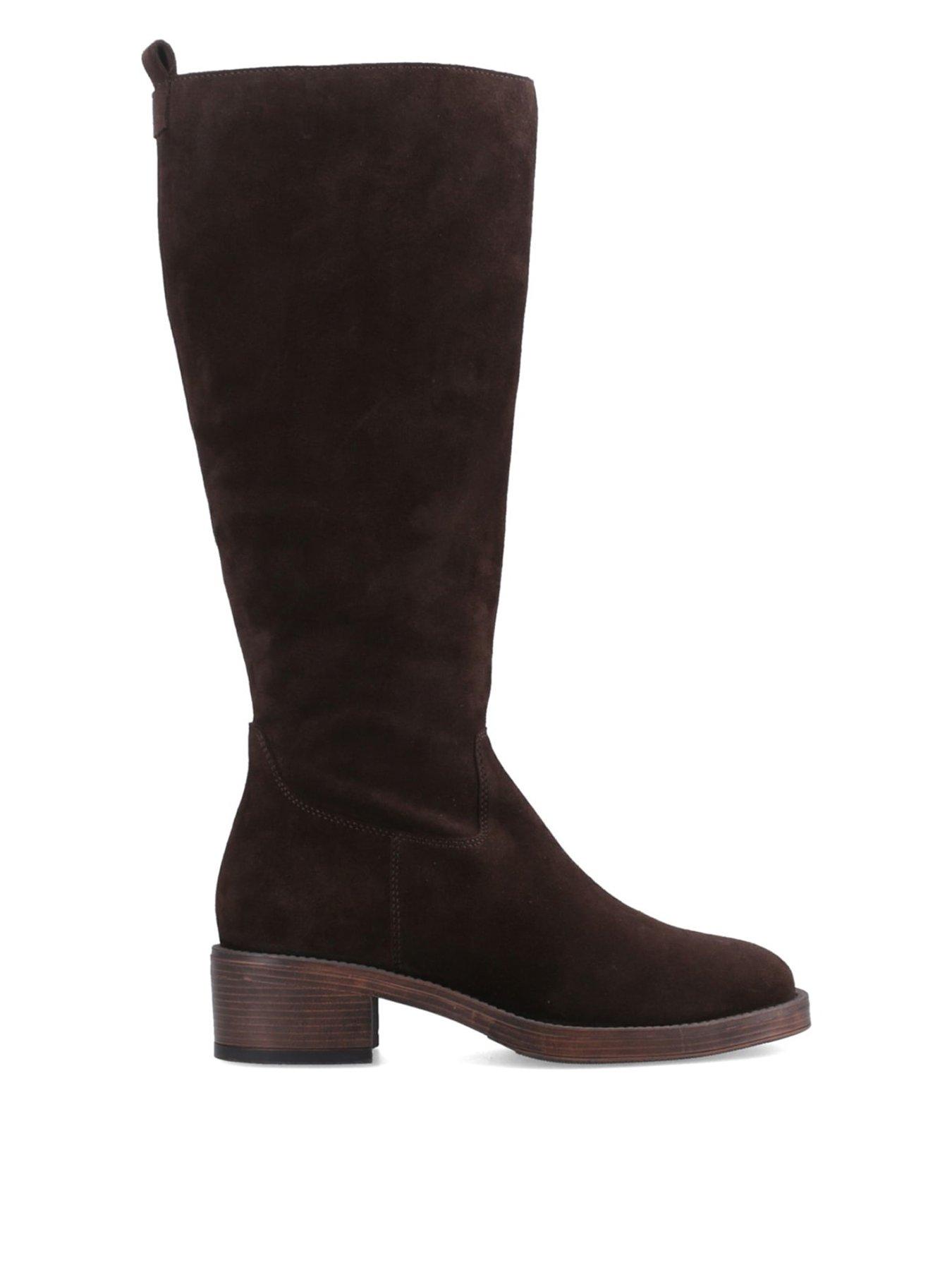 Hush Puppies Women's Chocolate Antonia Long Boot In | : Size 6 - Image 3