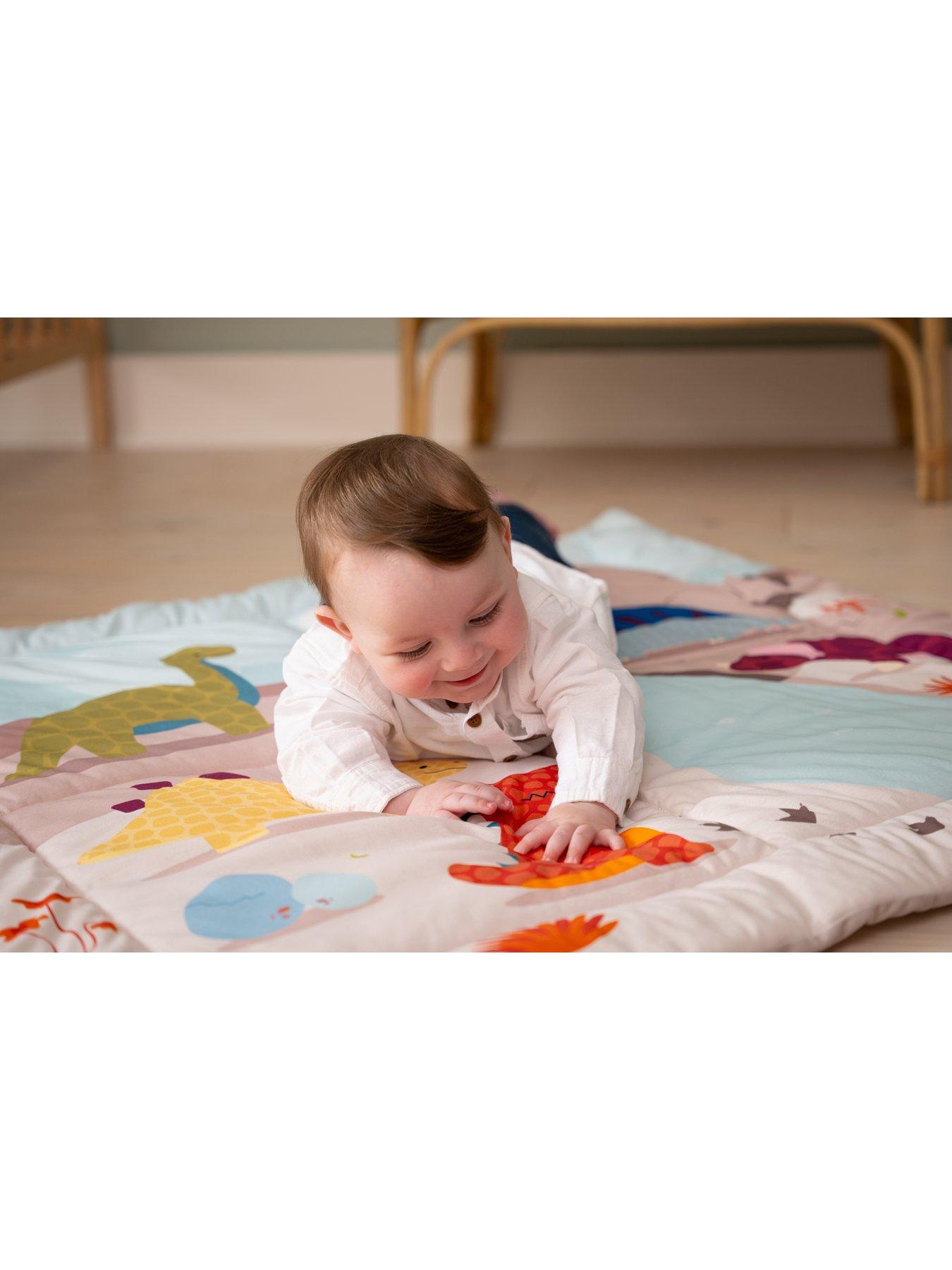 Image 3 of 7 of Little Big Friends Patchwork Playmat - Dino