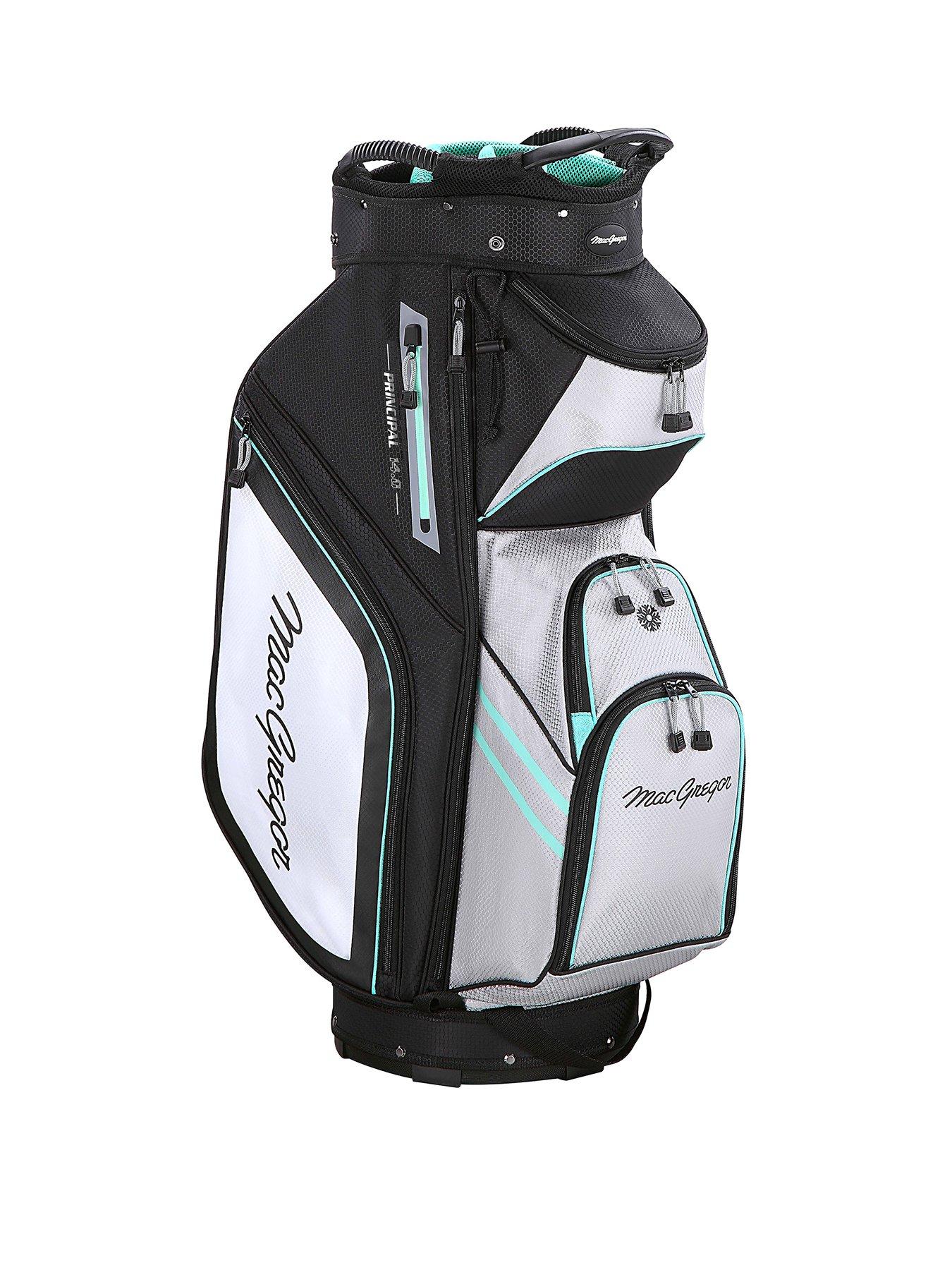 Macgregor Cool Mint/Grey Principal 10" Cart Bag Macbag158 - Clarkes Golf - Image 5