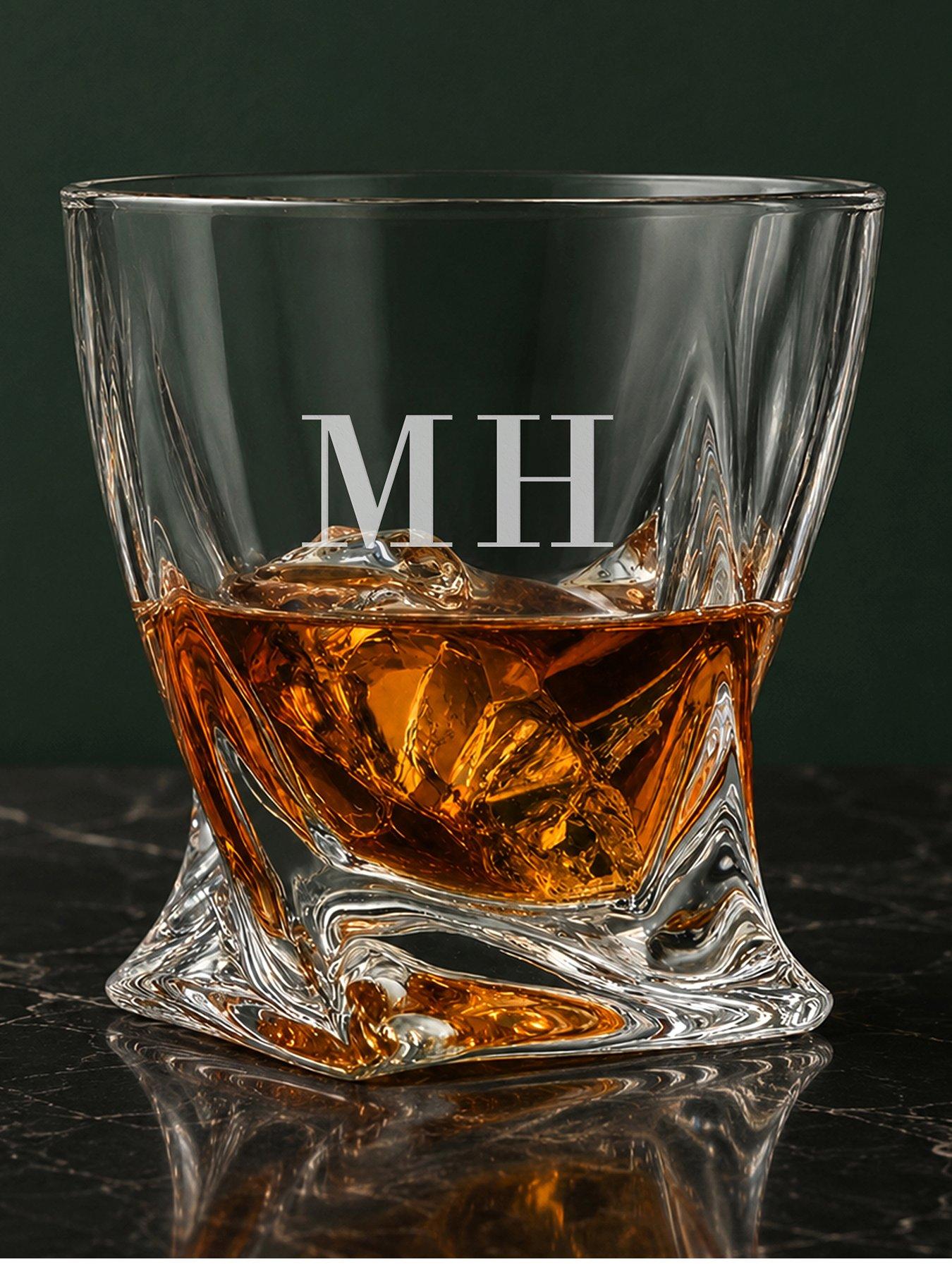 Image 1 of 2 of Treat Republic Monogrammed Quattro Twist Whisky Tumbler