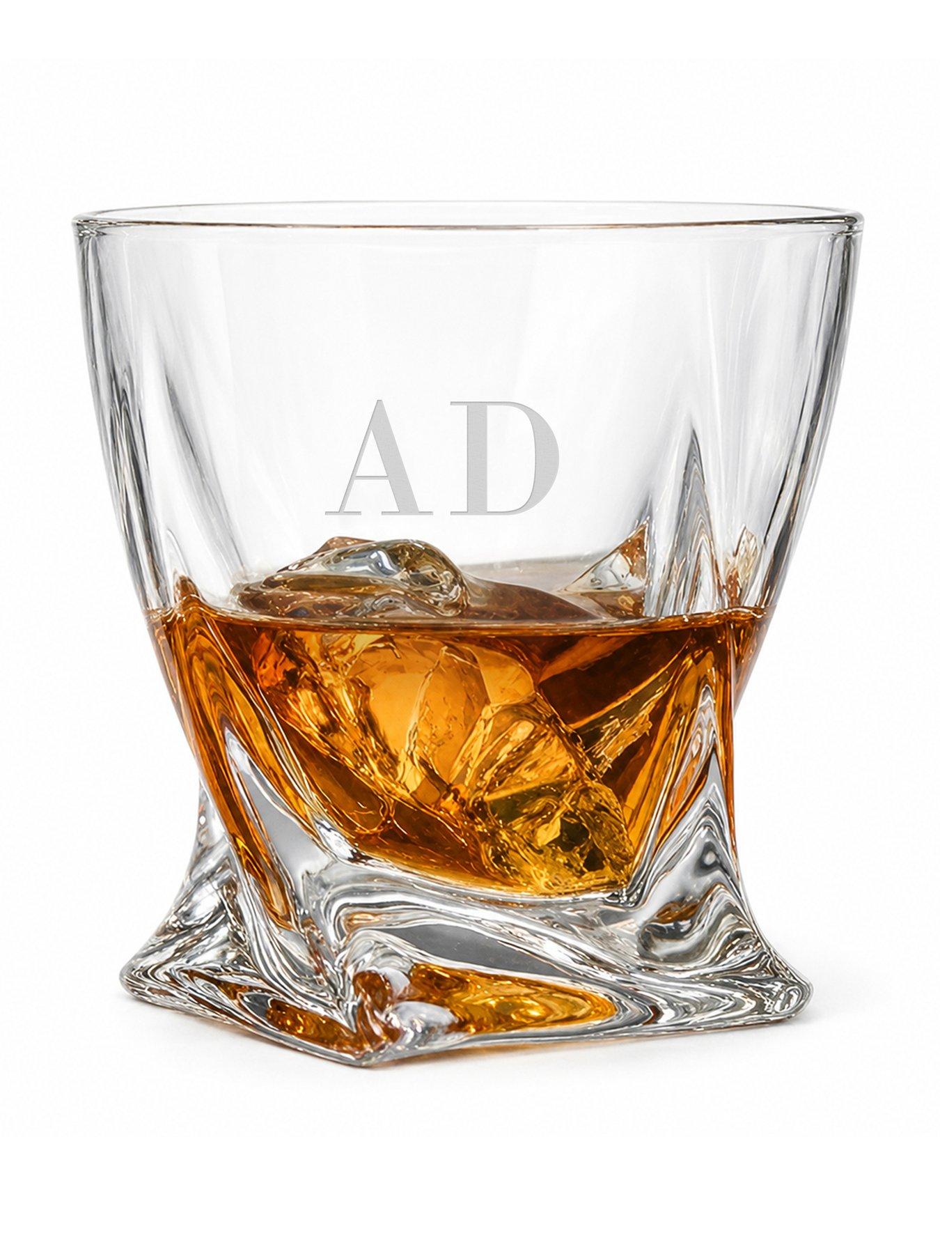 Image 2 of 2 of Treat Republic Monogrammed Quattro Twist Whisky Tumbler