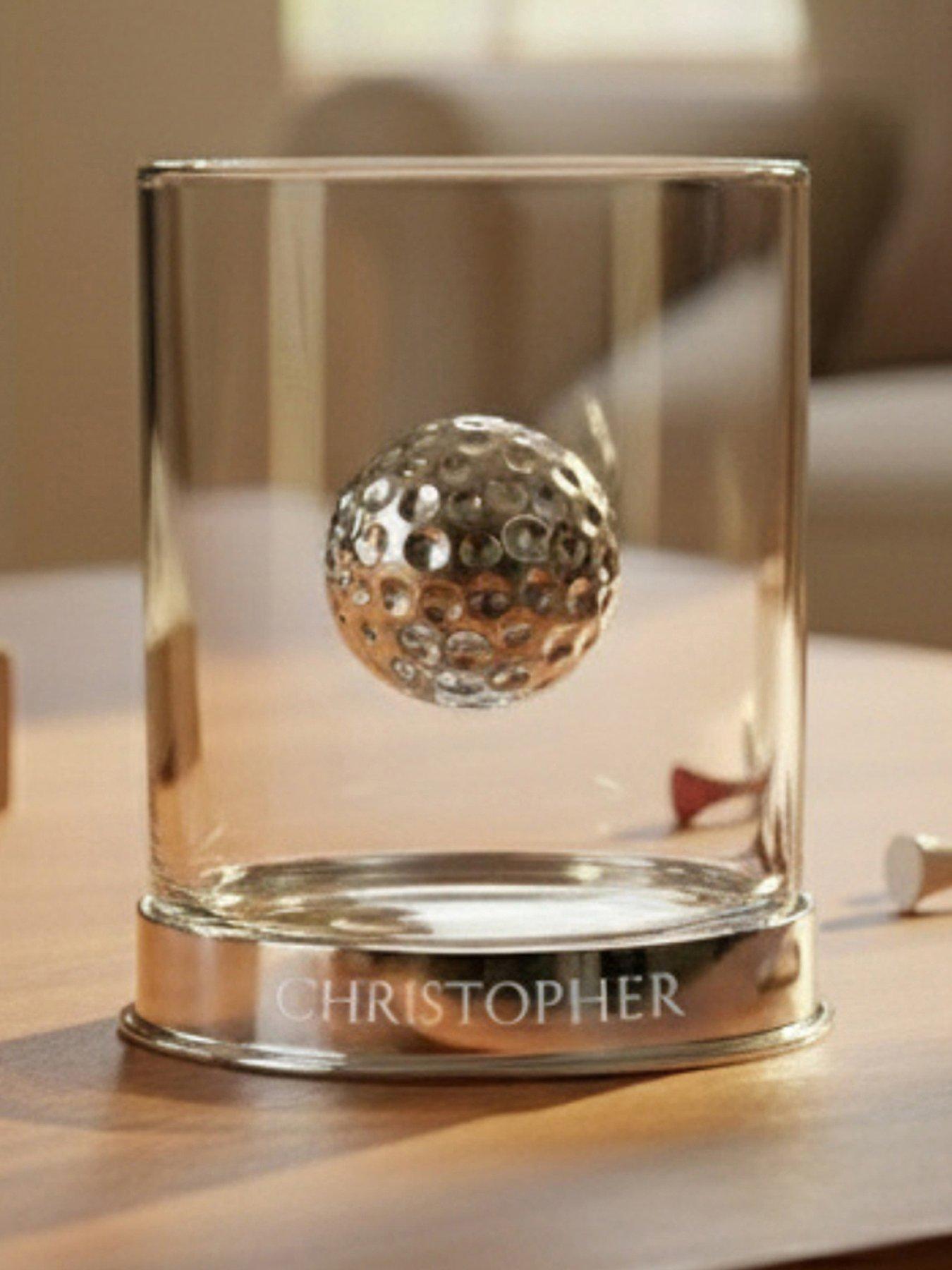 Image 1 of 3 of Treat Republic Personalised Golf Pewter Whisky Tumbler