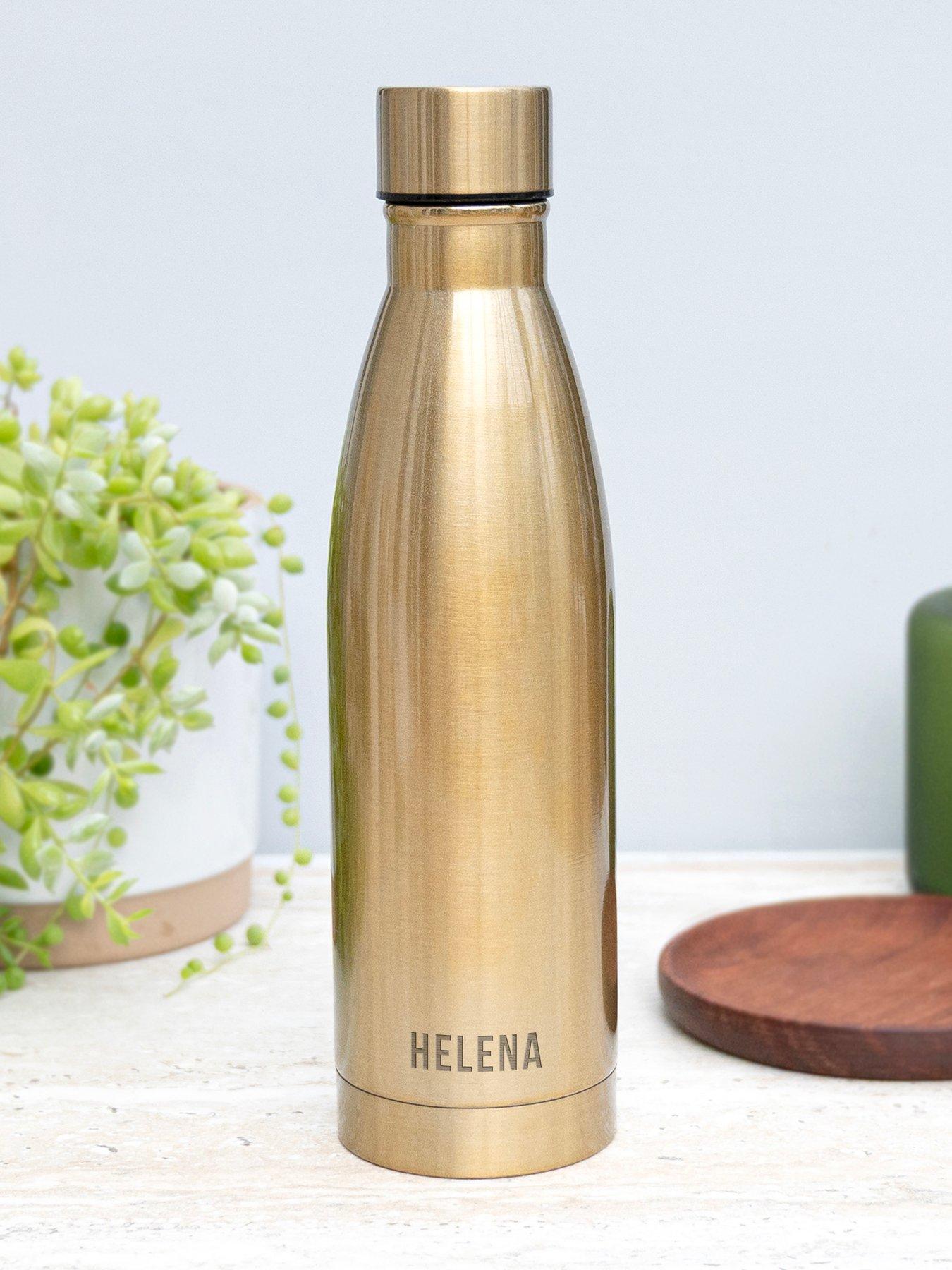 Image 2 of 5 of Treat Republic Personalised Copper Insulated Water Bottle in Gold