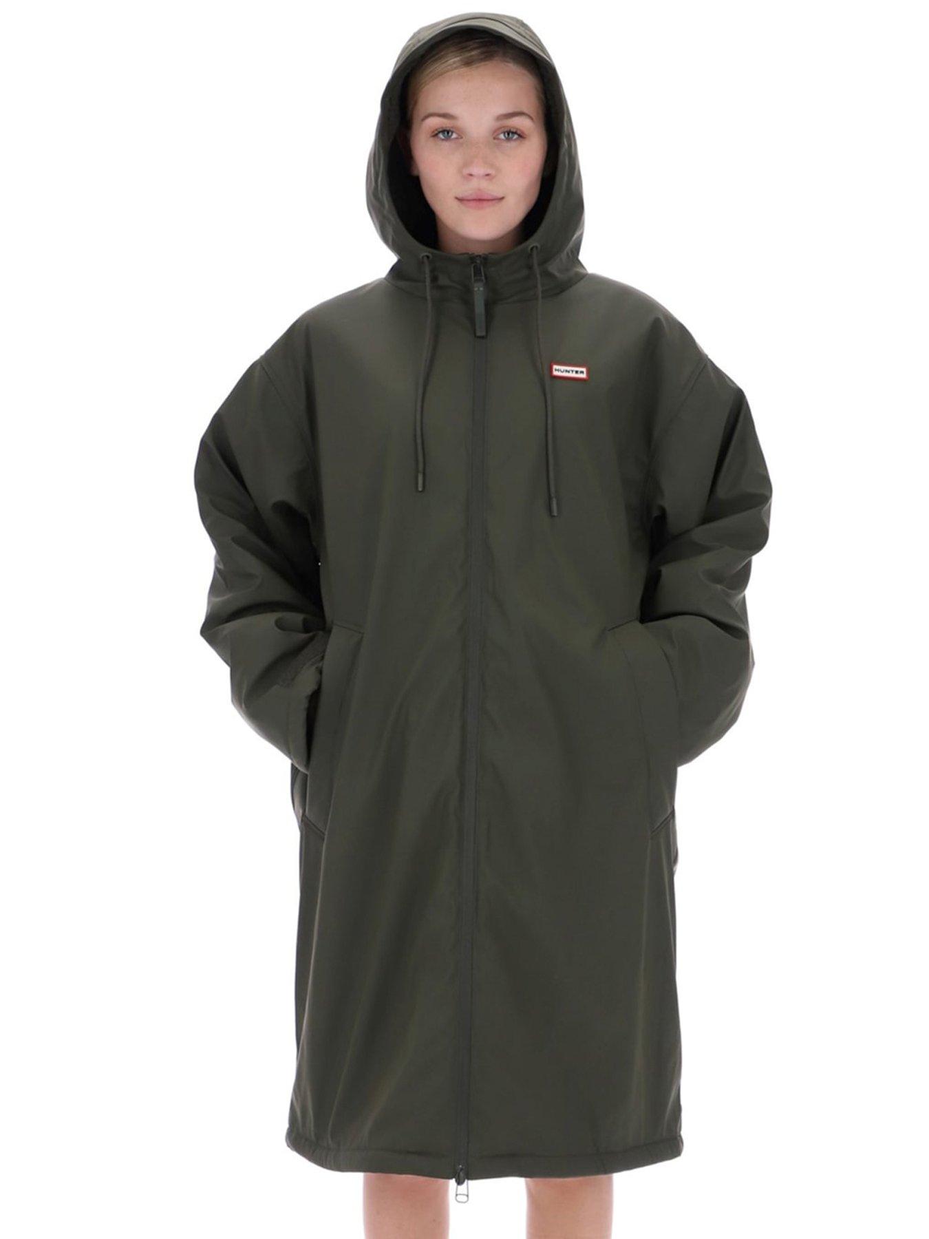 Hunter Short Cocoon Waterproof Cloak - Green